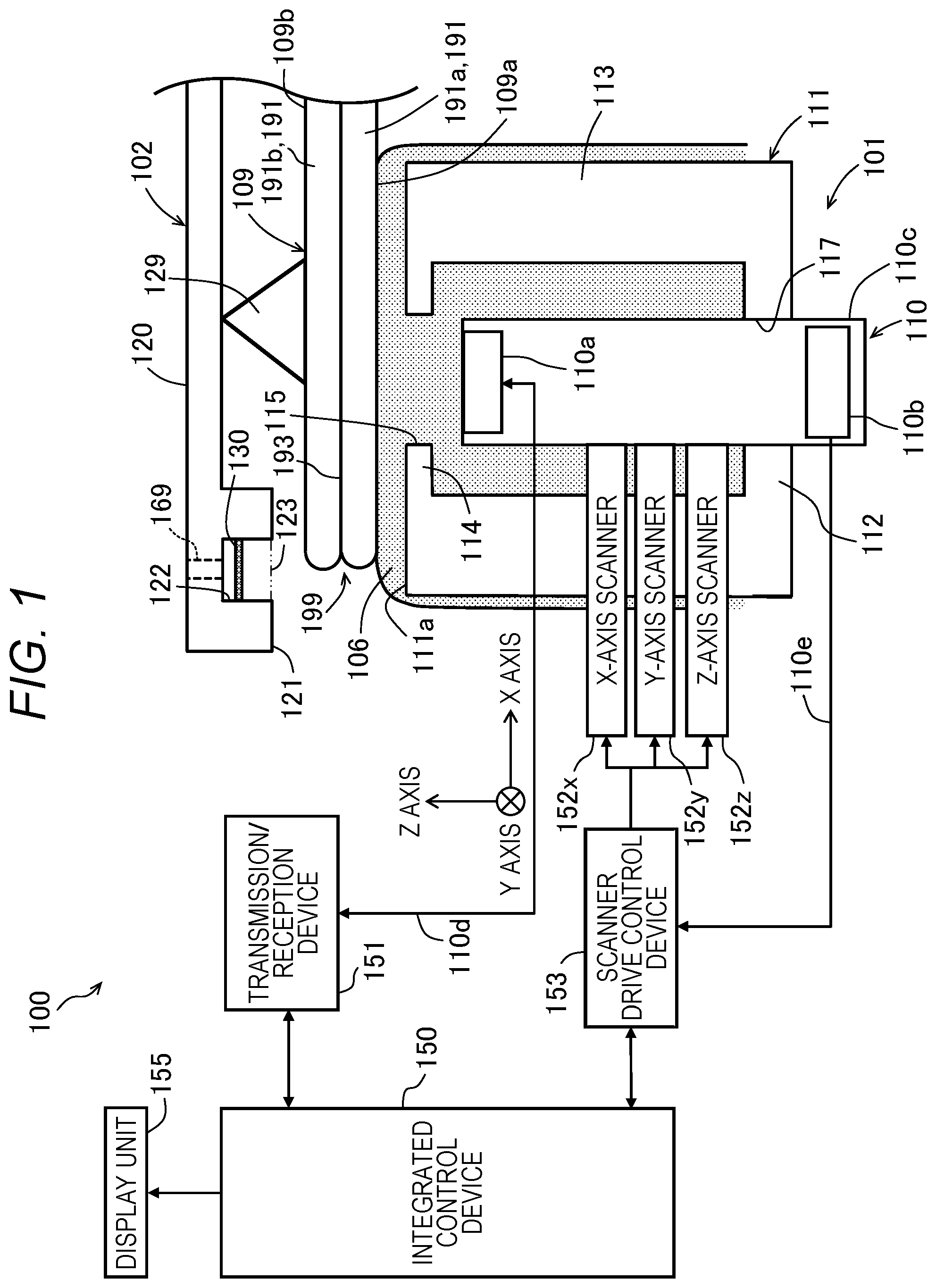 Patent US12422409 Figure 1 – Ultrasound image apparatus and liquid infiltration prevention method into bonded wafer