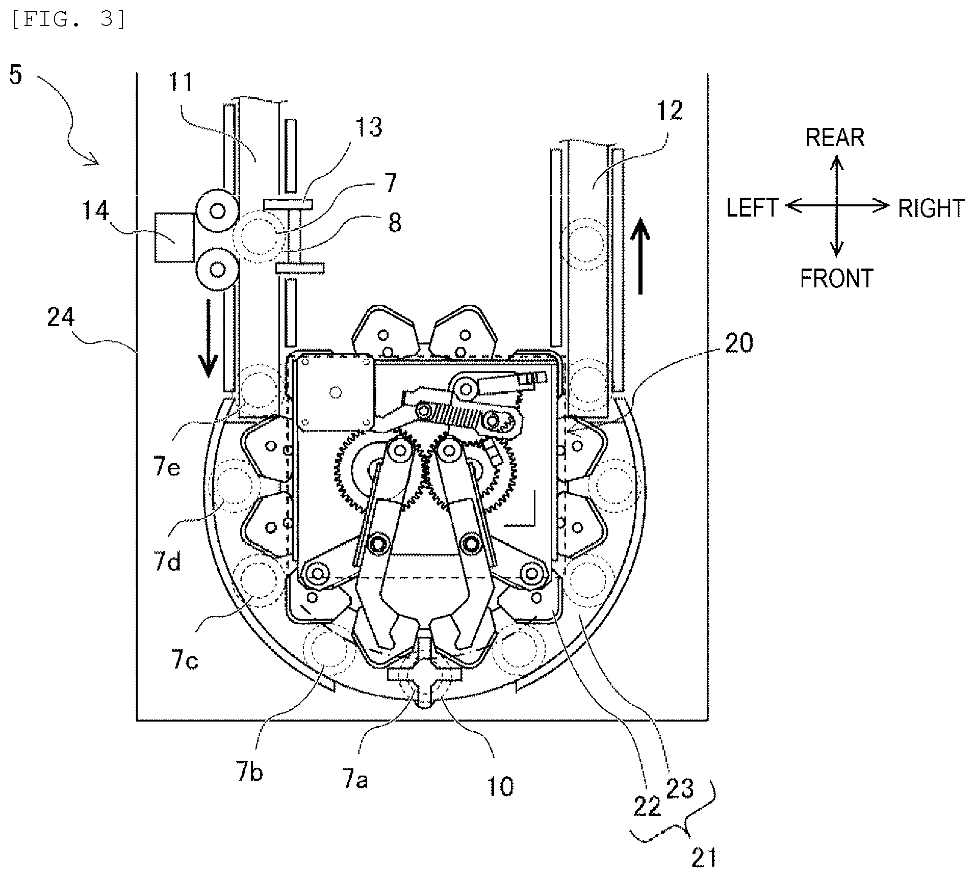 Patent US12422447 Figure 3 – Connection device and automated system for inspecting specimen