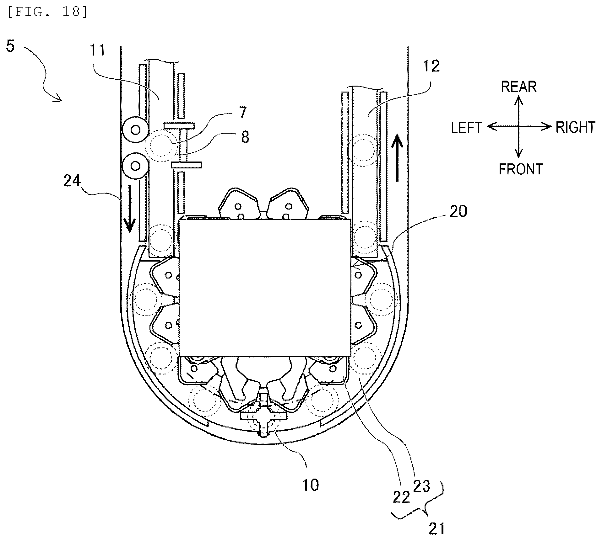 Patent US12422447 Figure 18 – Connection device and automated system for inspecting specimen