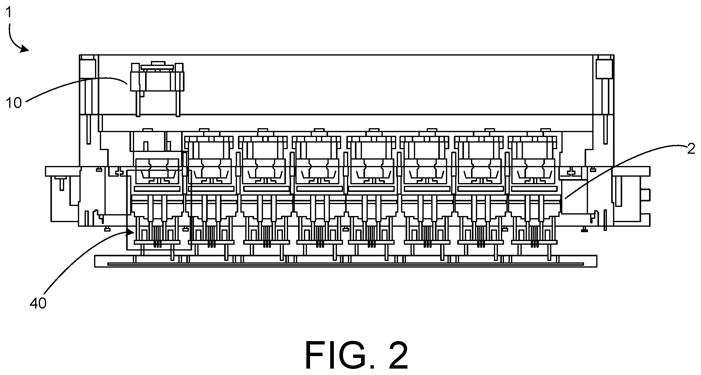 Patent US12422455 Figure 2 – Temperature resistant contact unit holder receptacle assembly and related methods