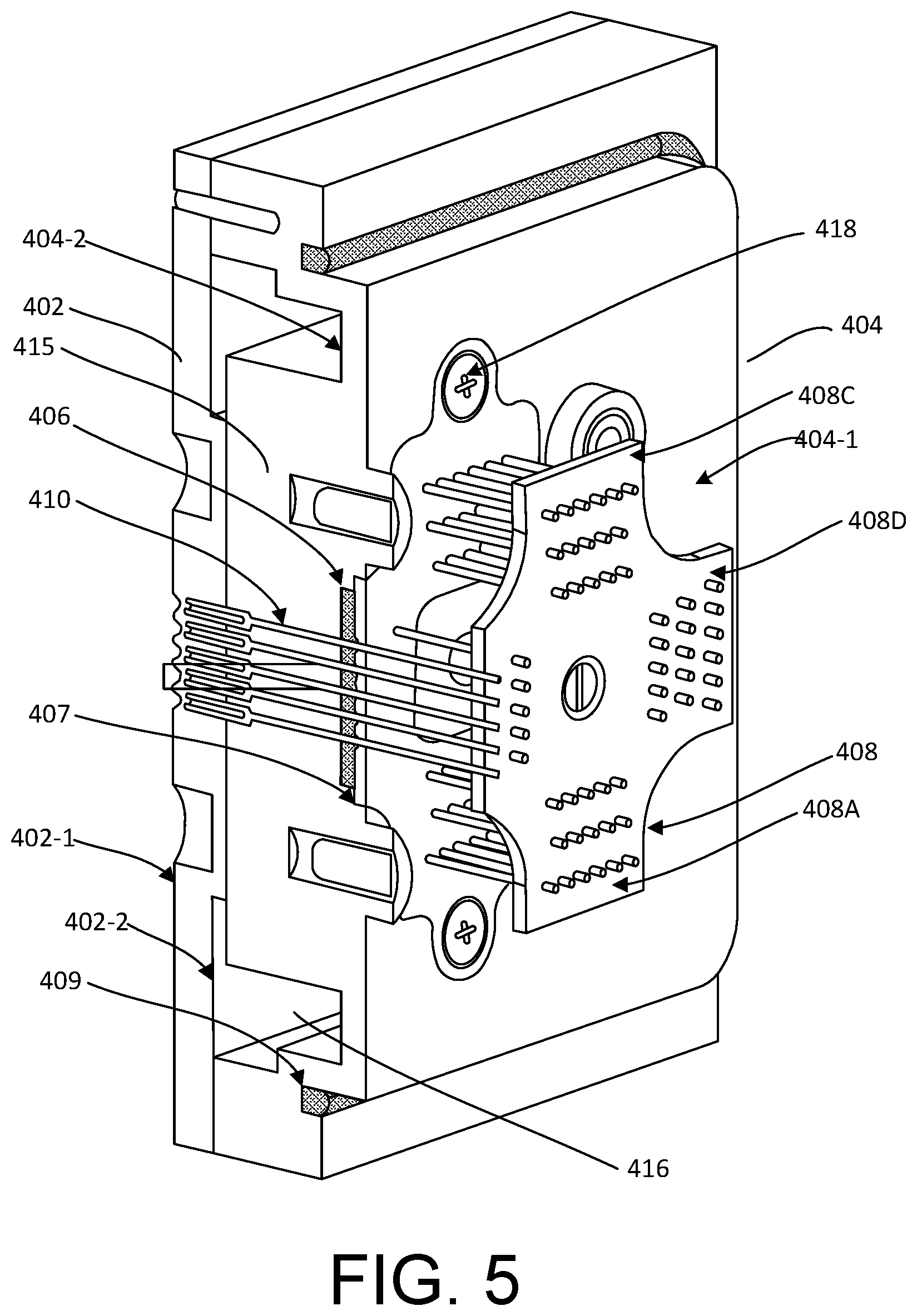 Patent US12422455 Figure 4 – Temperature resistant contact unit holder receptacle assembly and related methods