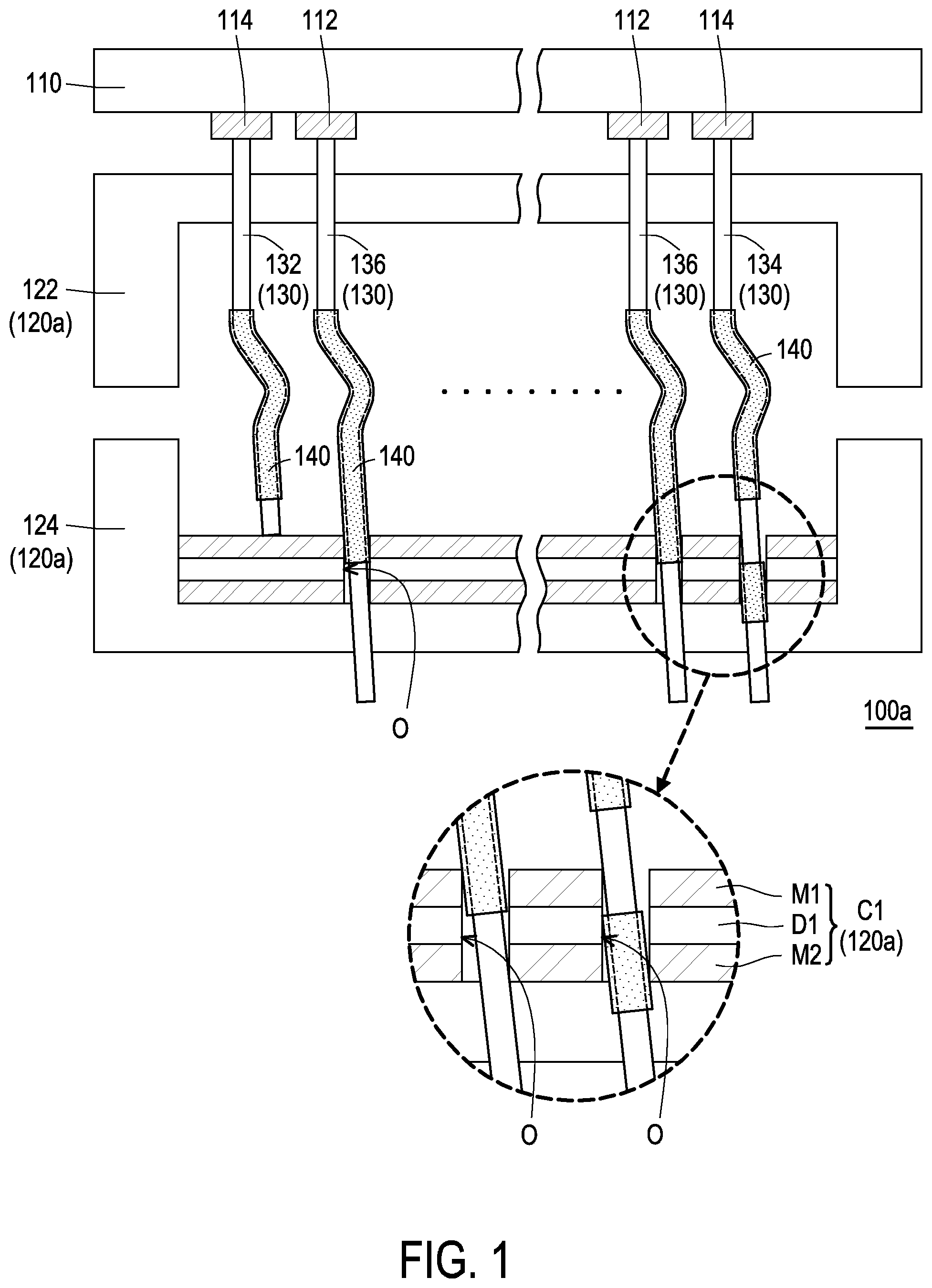 Patent US12422456 Figure 1 – Probe card