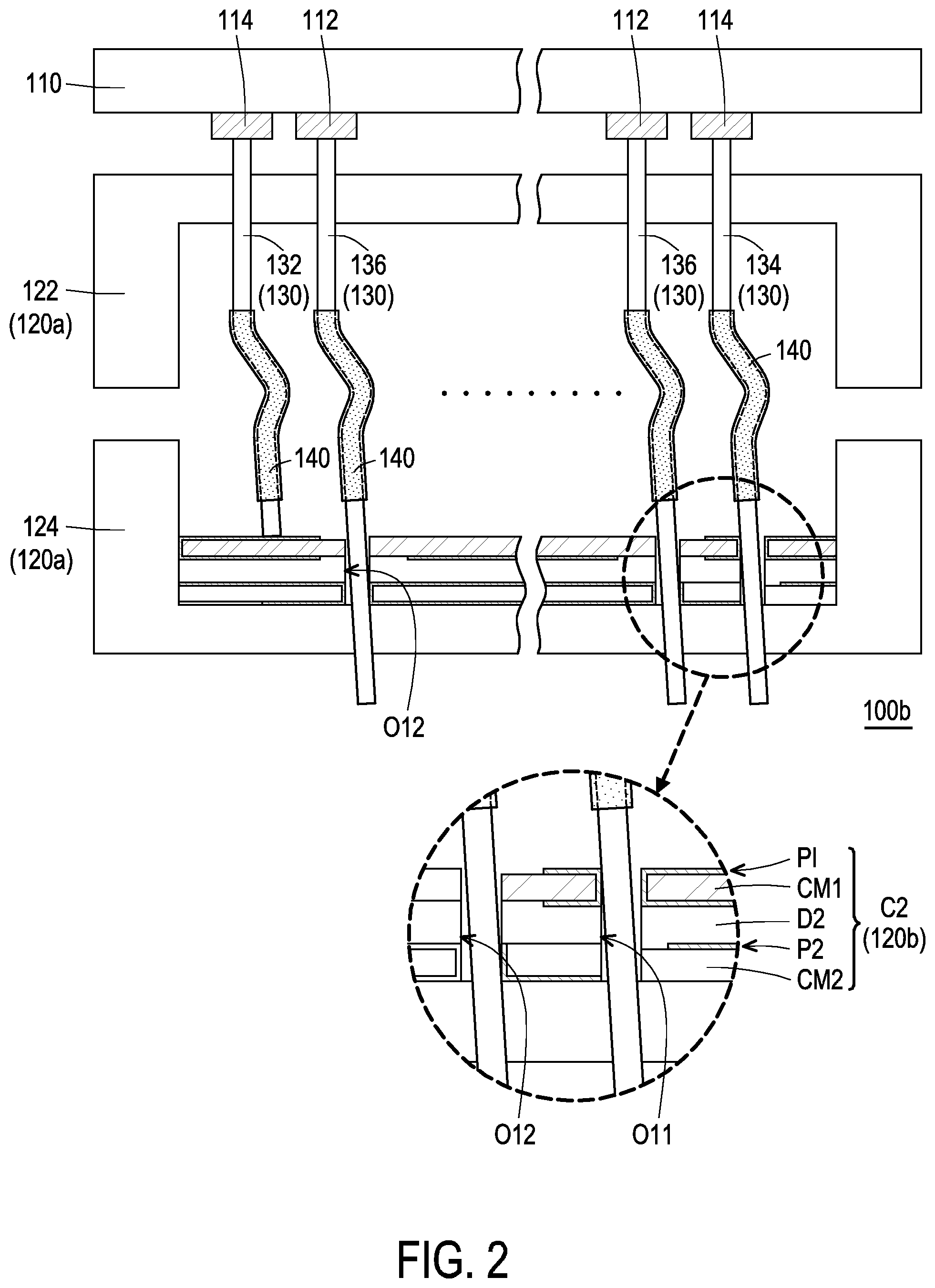 Patent US12422456 Figure 2 – Probe card
