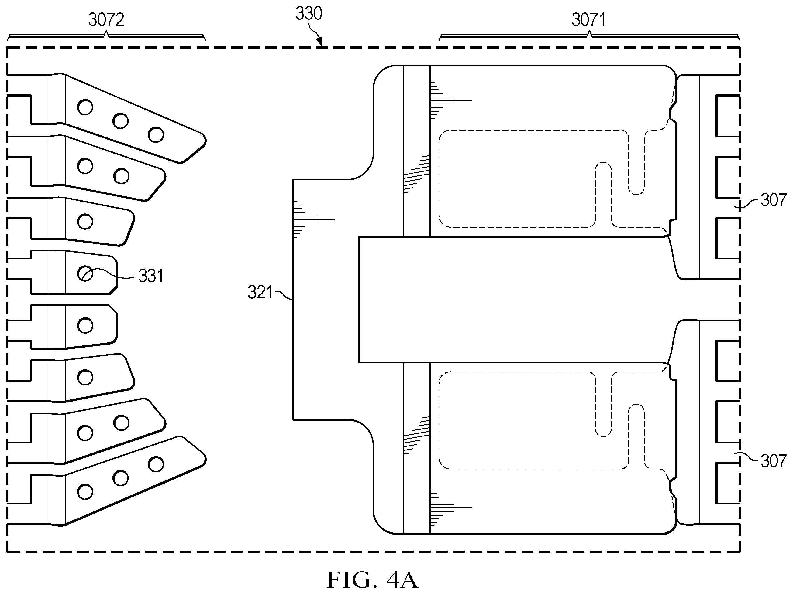 Patent US12422459 Figure 5 – Semiconductor device package with internal magnetic shield for hall sensor