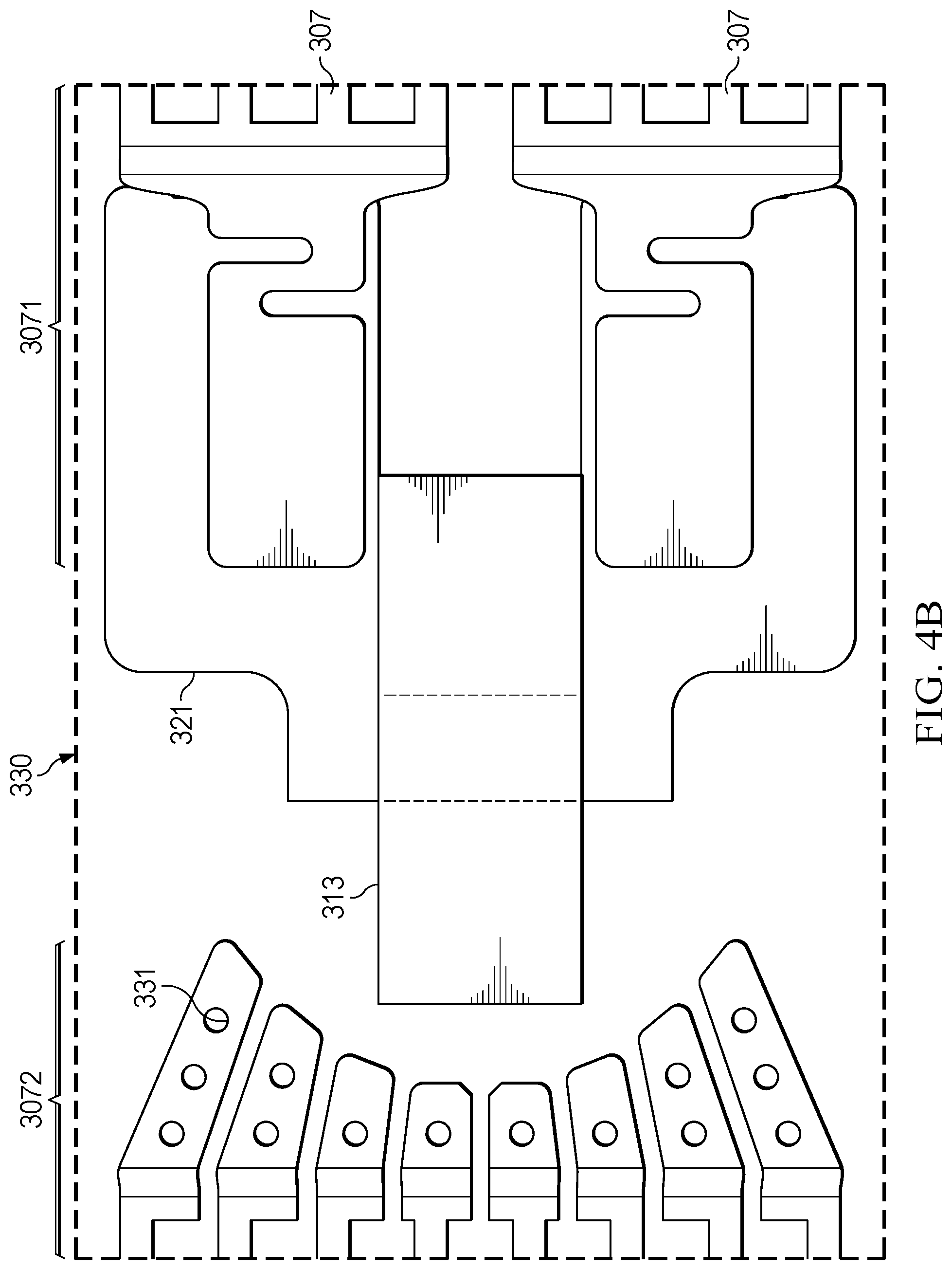 Patent US12422459 Figure 7 – Semiconductor device package with internal magnetic shield for hall sensor