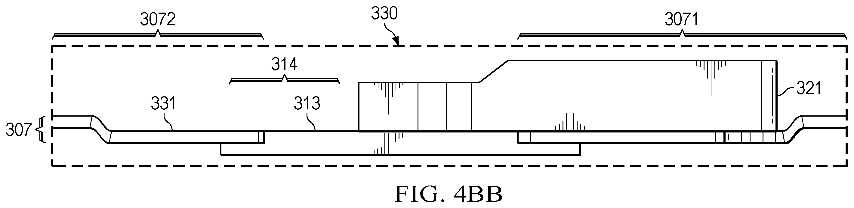 Patent US12422459 Figure 8 – Semiconductor device package with internal magnetic shield for hall sensor