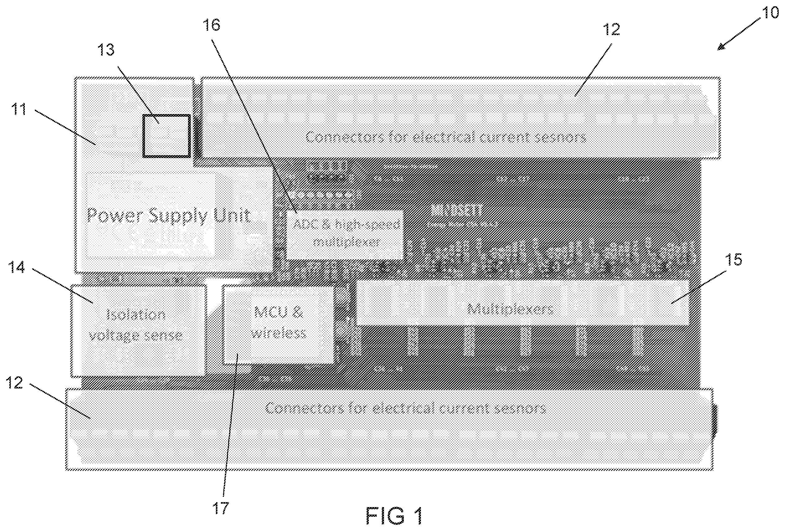 Patent US12422460 Figure 1 – Monitoring electrical parameters