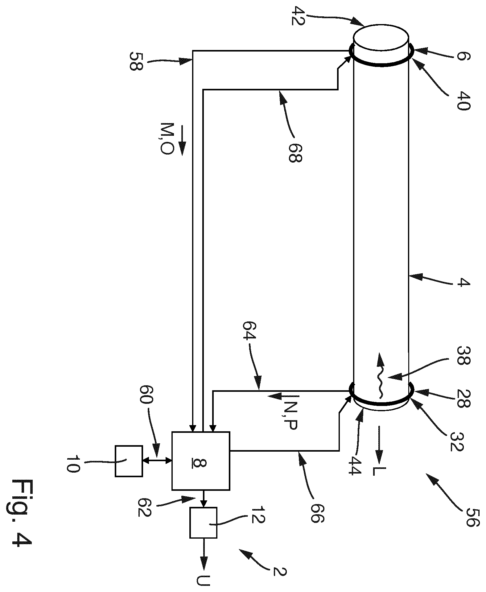 Patent US12422463 Figure 4 – System for a cable section, transmission system for transmitting electric energy, and method for operating the system