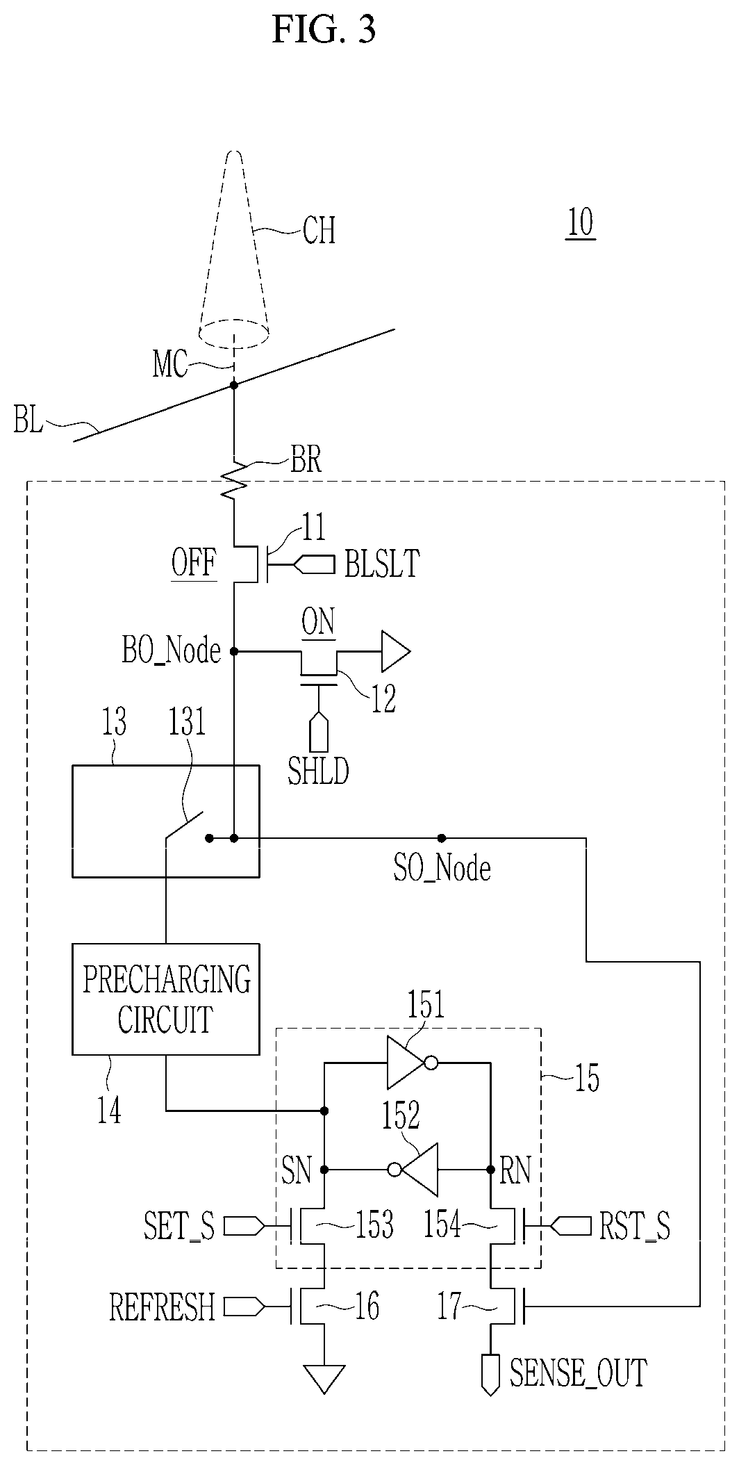 Patent US12422466 Figure 3 – Bonding quality test method, bonding quality test circuit, and memory device including bonding quality test circuit