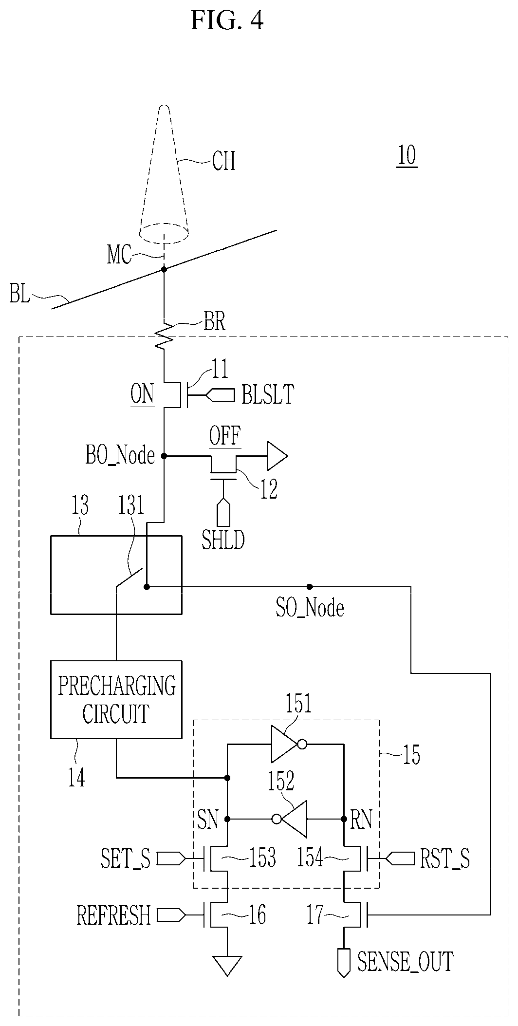 Patent US12422466 Figure 4 – Bonding quality test method, bonding quality test circuit, and memory device including bonding quality test circuit