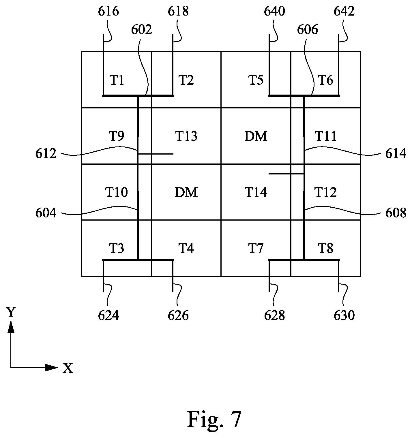 Patent US12422470 Figure 5 – Semiconductor packages with through via structures and methods for testing the same