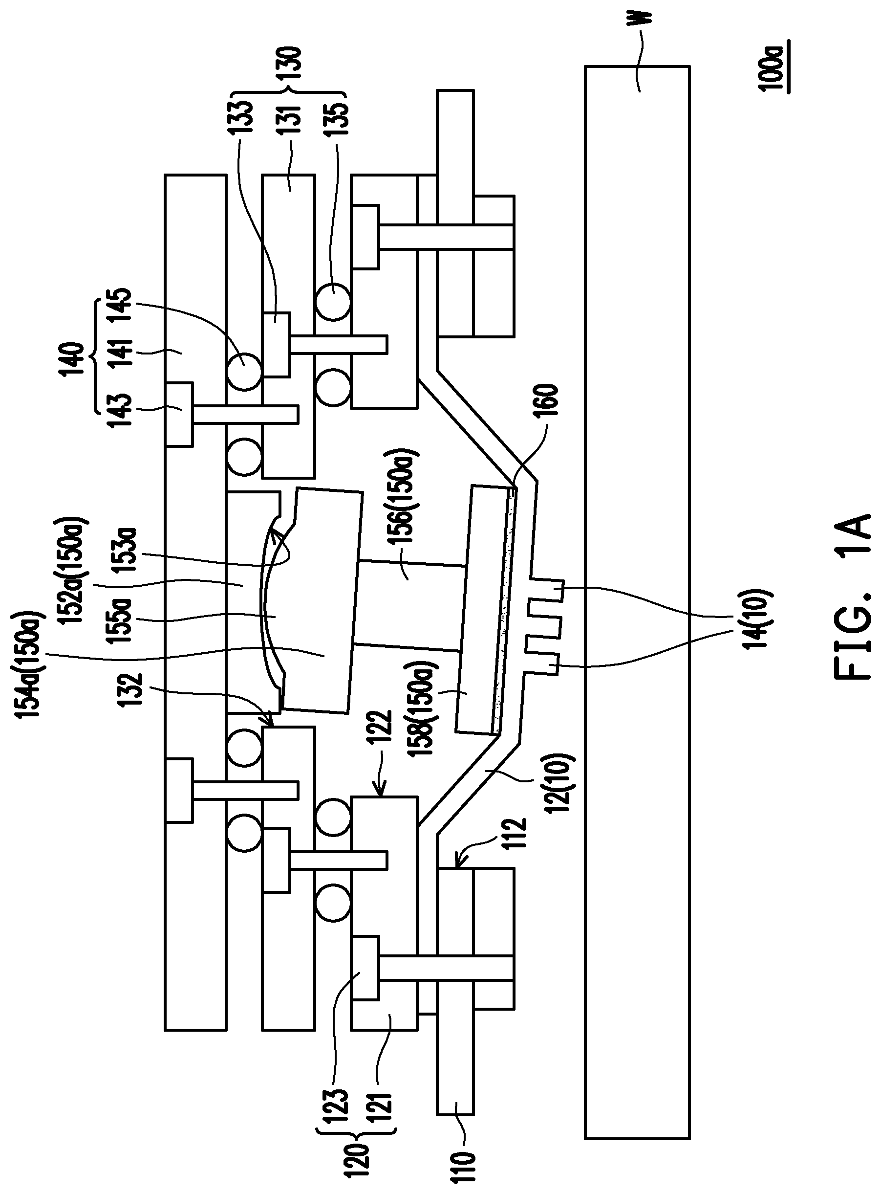 Patent US12422475 Figure 1 – Adjustable supporting device