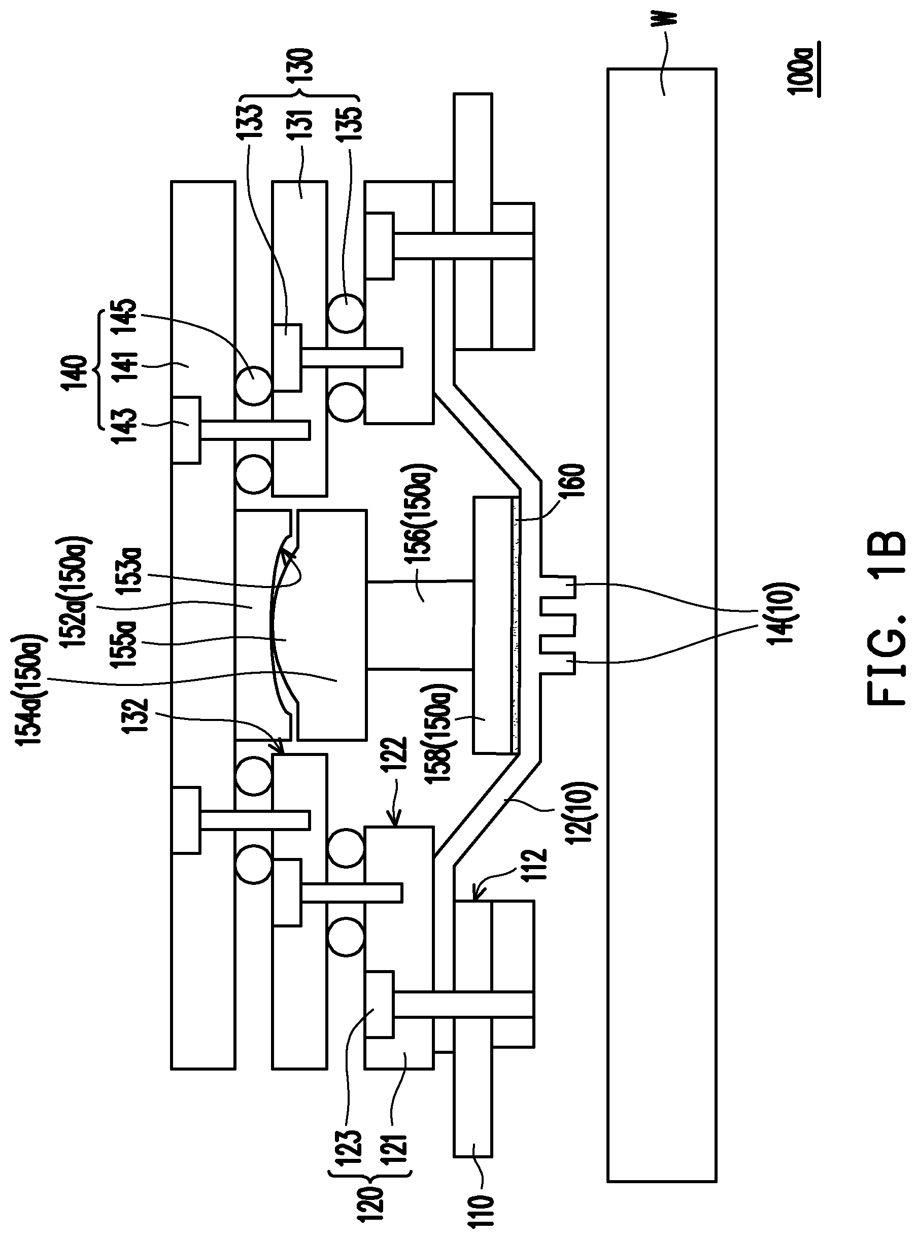 Patent US12422475 Figure 2 – Adjustable supporting device