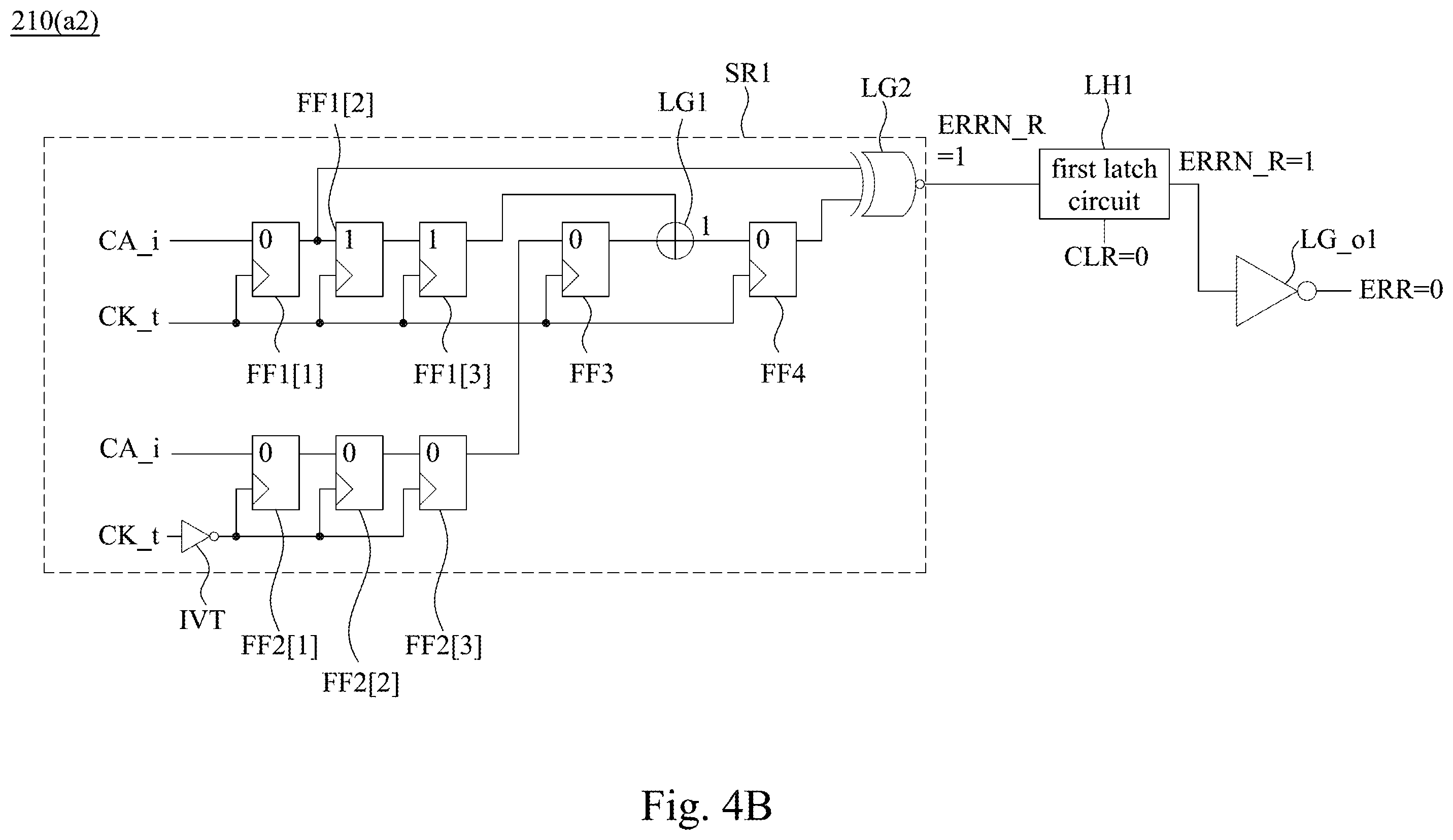 Patent US12422481 Figure 6 – Semiconductor chip and sequence checking circuit