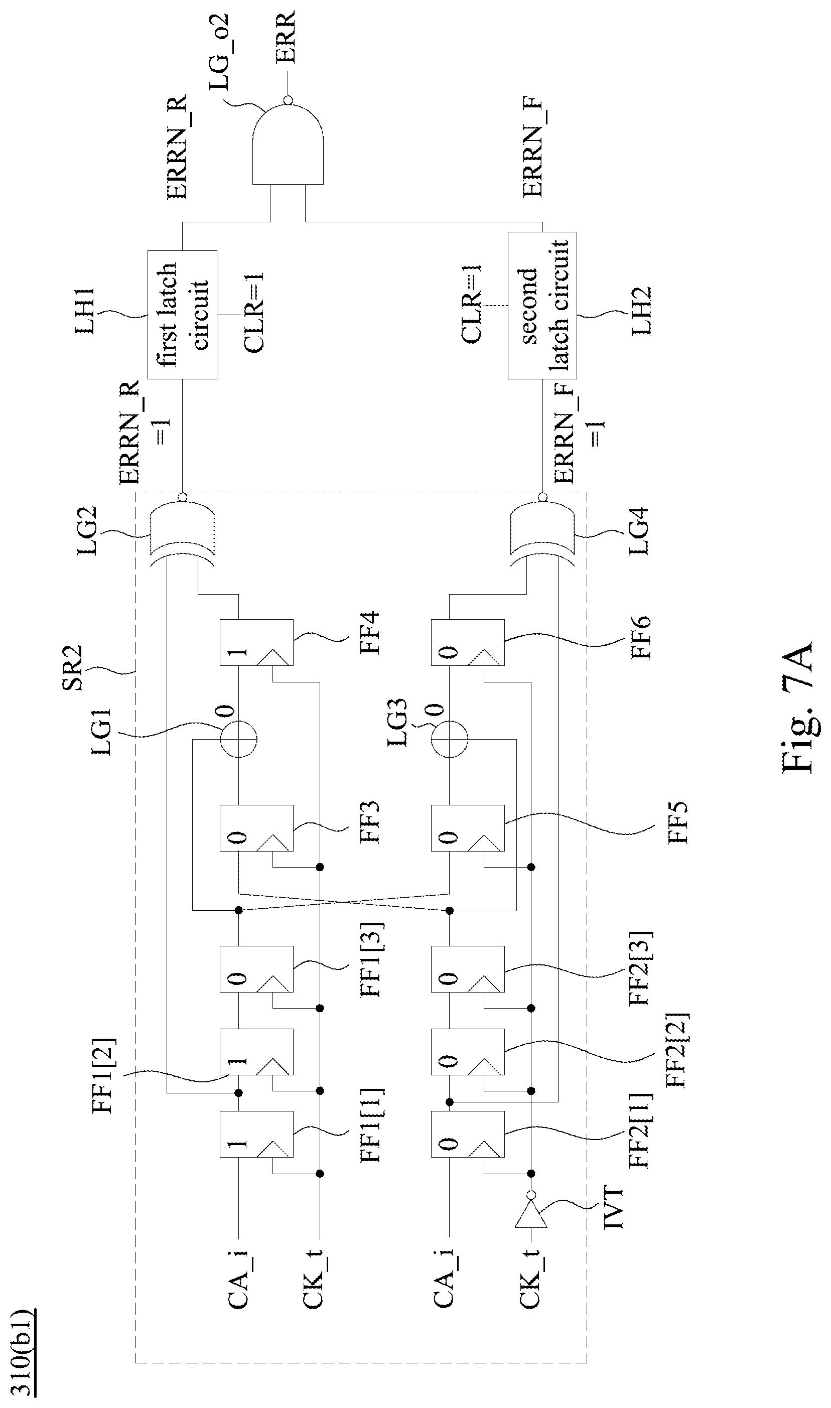 Patent US12422481 Figure 10 – Semiconductor chip and sequence checking circuit