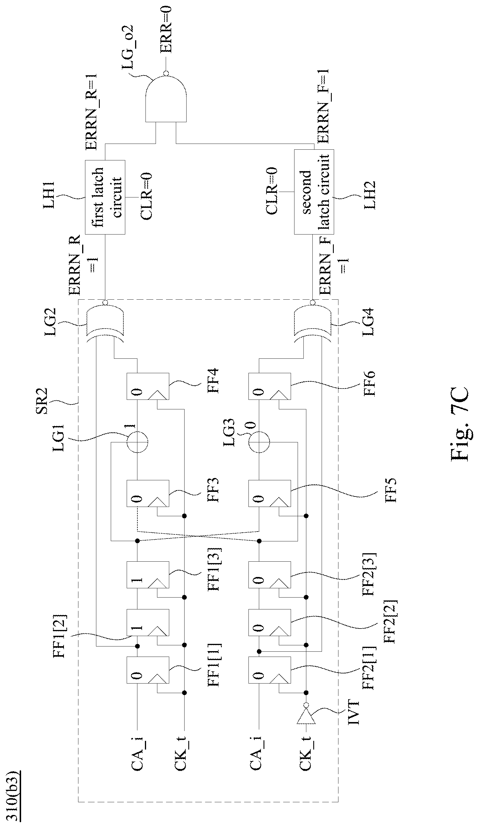 Patent US12422481 Figure 12 – Semiconductor chip and sequence checking circuit