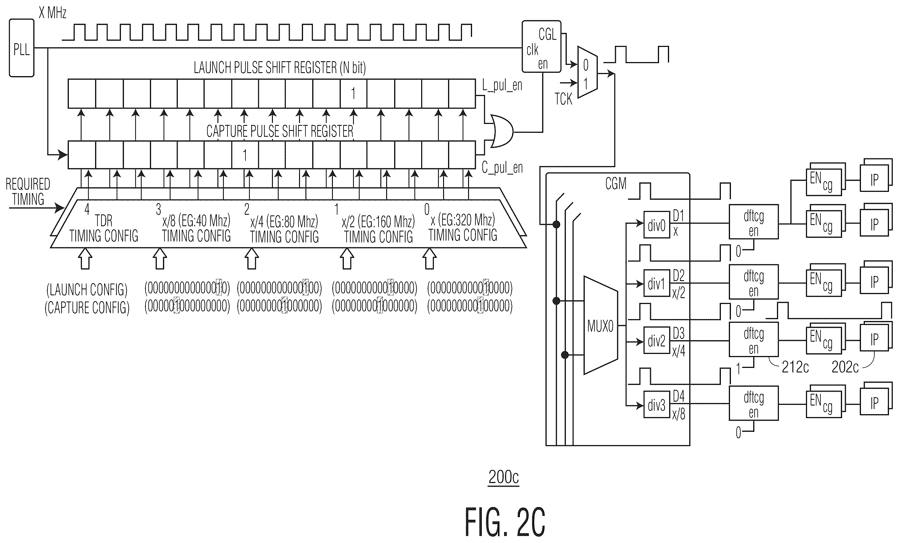 Patent US12422482 Figure 6 – Apparatuses and methods for faciliatating a dynamic clock frequency for at-speed testing