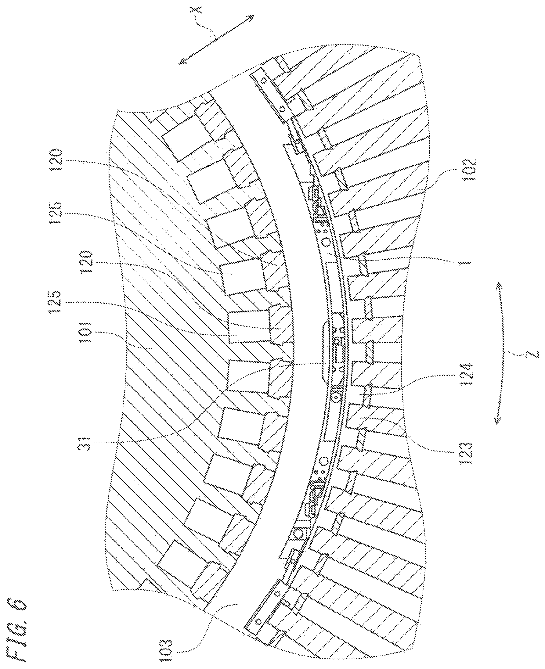 Patent US12422486 Figure 6 – Inspection device for rotary electric machine, inspection system for rotary electric machine, inspection method for rotary electric machine, and rotary electric machine to be inspected using inspection device
