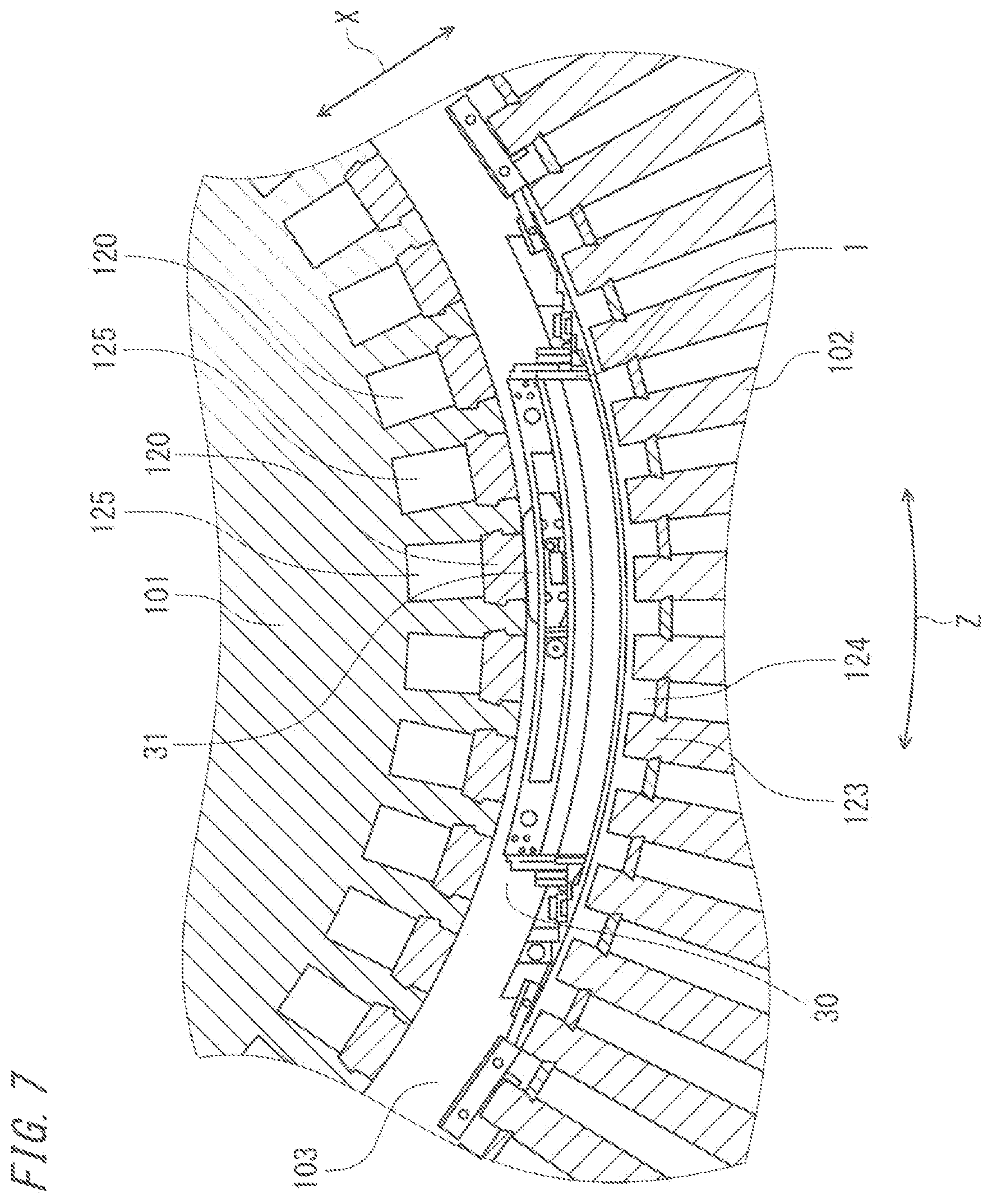 Patent US12422486 Figure 7 – Inspection device for rotary electric machine, inspection system for rotary electric machine, inspection method for rotary electric machine, and rotary electric machine to be inspected using inspection device