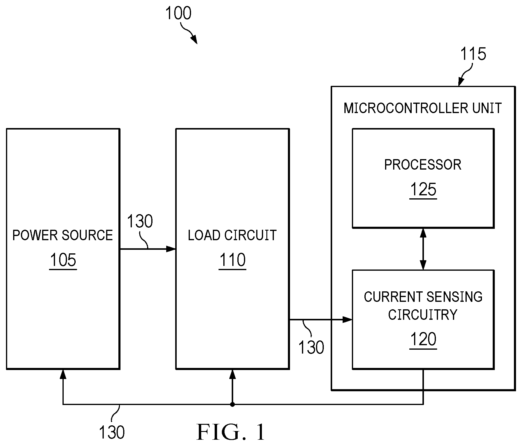 Patent US12422488 — Calibration of circuitry parameters for current sensing — Figure 1