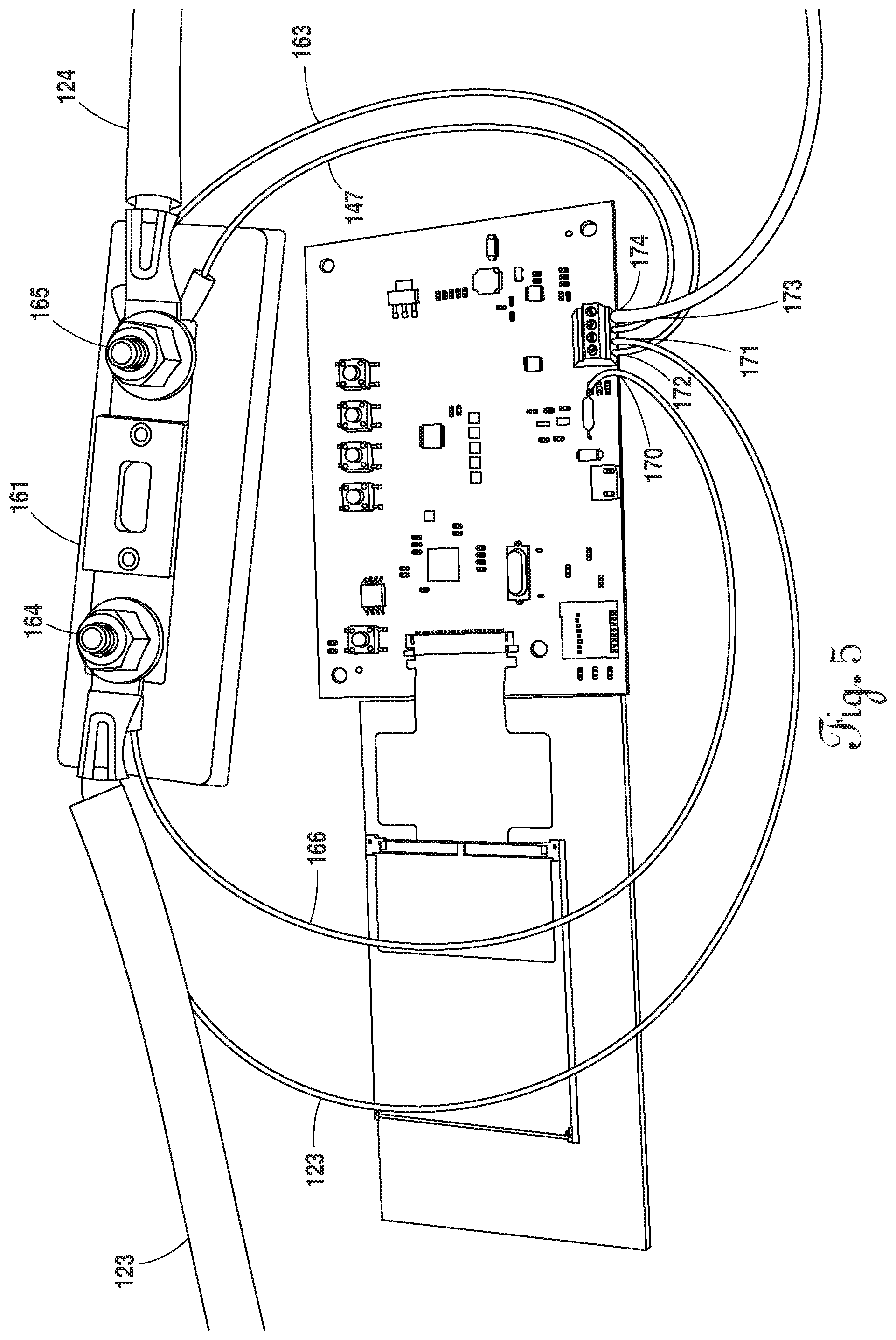 Patent US12422490 Figure 5 – Automotive battery draw monitor