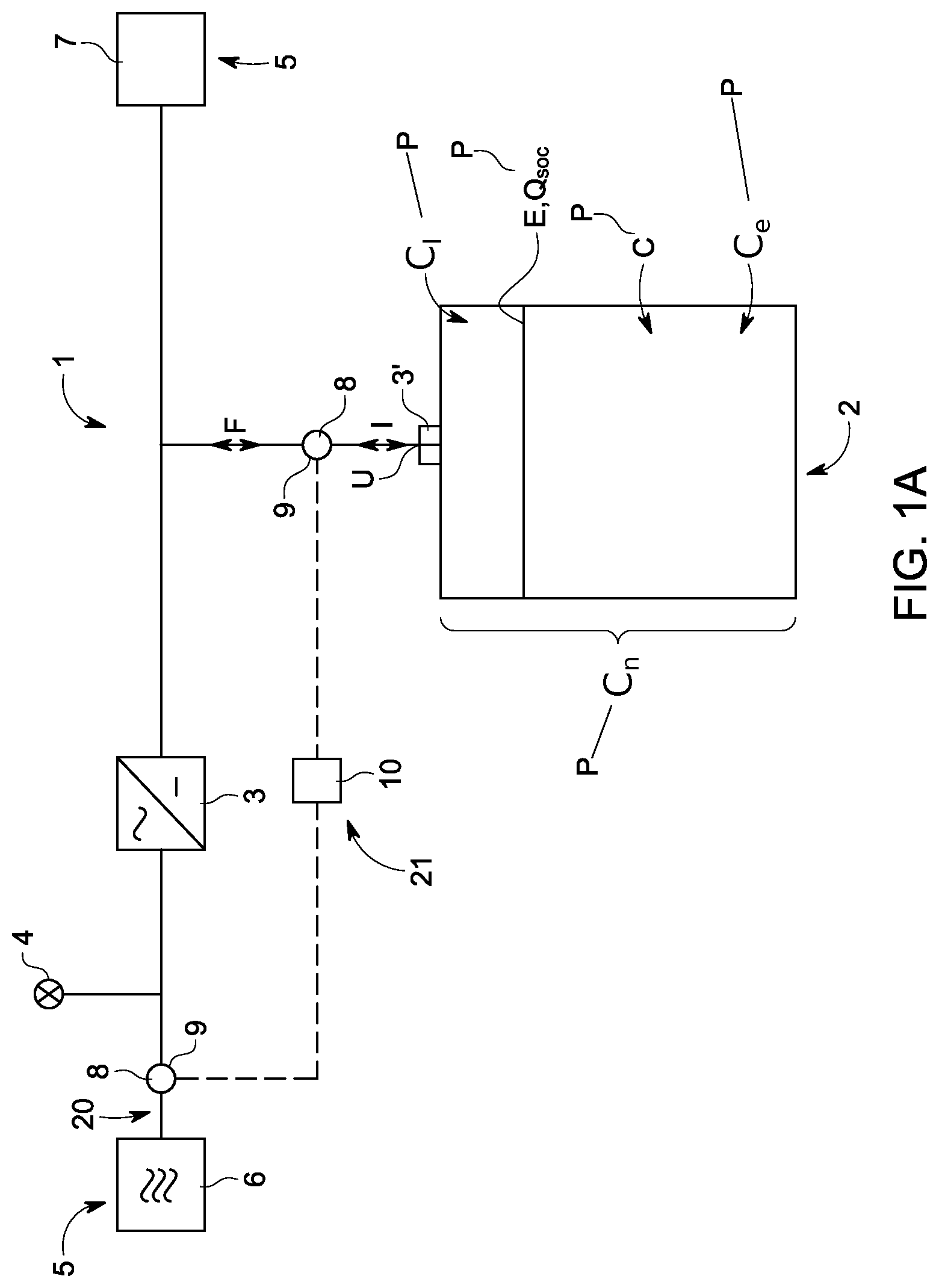 Patent US12422491 Figure 1 – Method and system for analyzing an electrical stored energy source and energy supply system