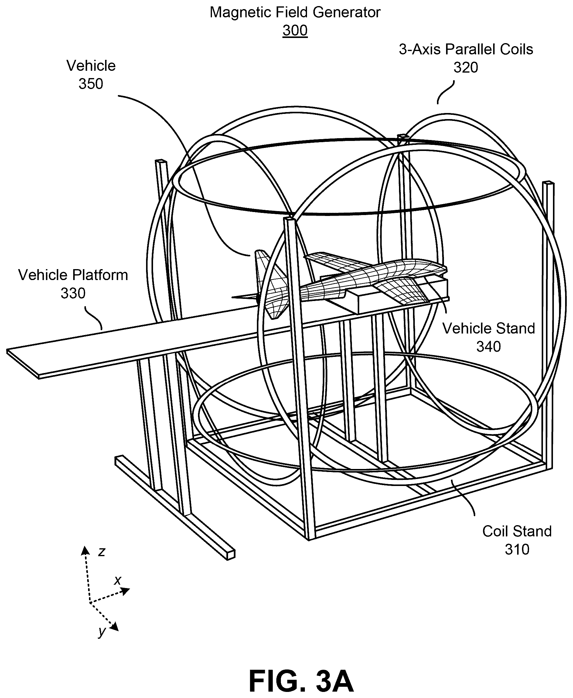 Patent US12422503 Figure 3 – Vehicle magnetometer calibration system