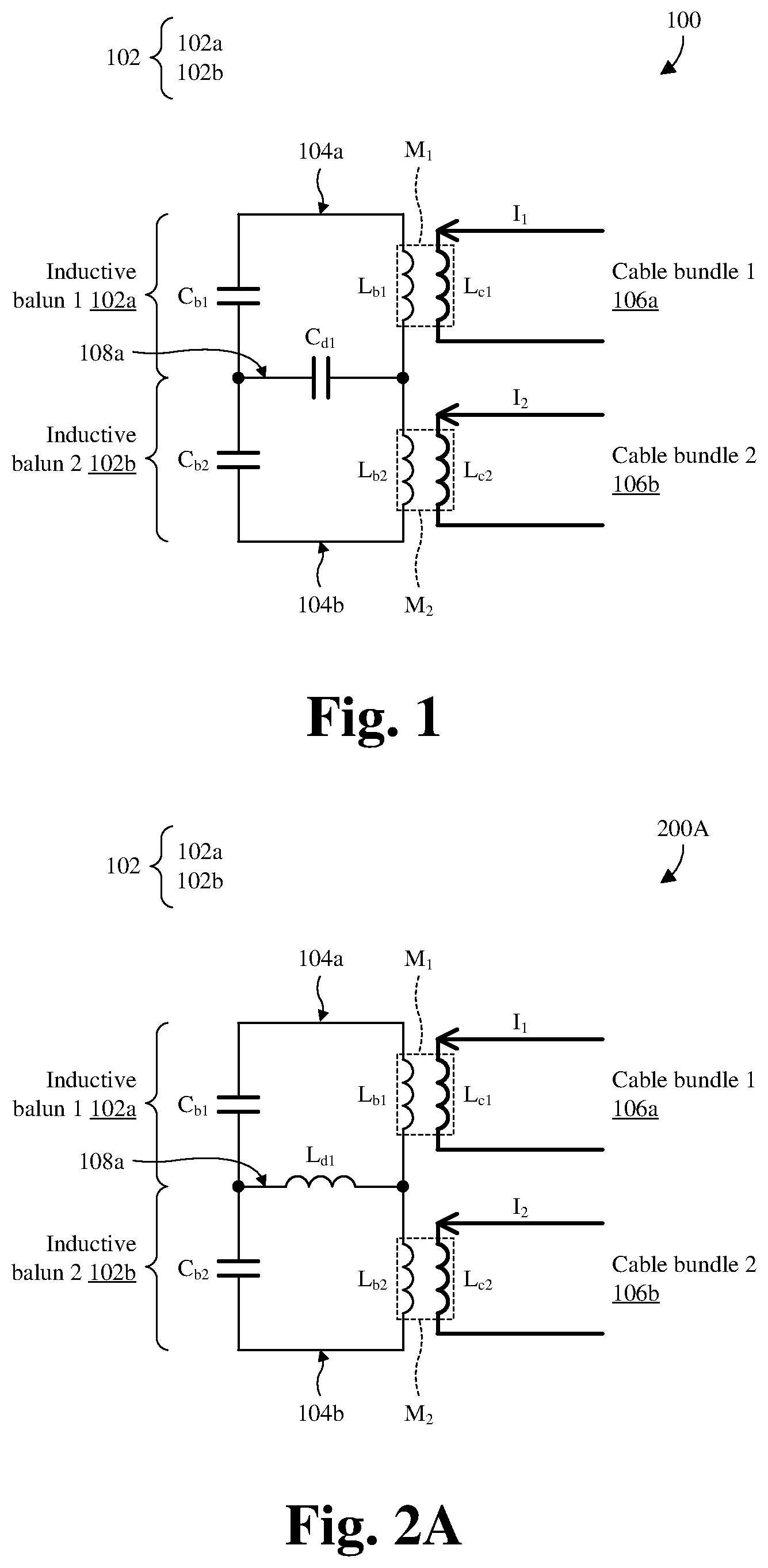 Patent US12422509 Figure 1 – Balun package comprising multiple inductive baluns for an MRI RF coil