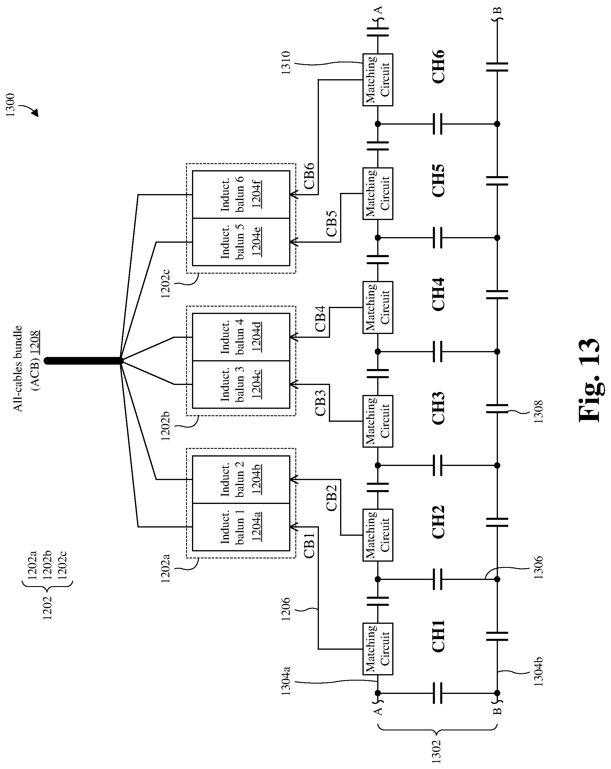 Patent US12422509 Figure 9 – Balun package comprising multiple inductive baluns for an MRI RF coil