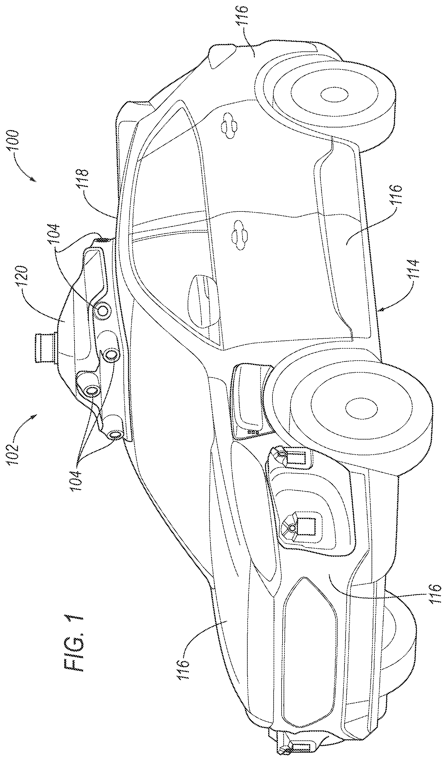 Patent US12422523 Figure 1 – Sensor apparatus with cleaning