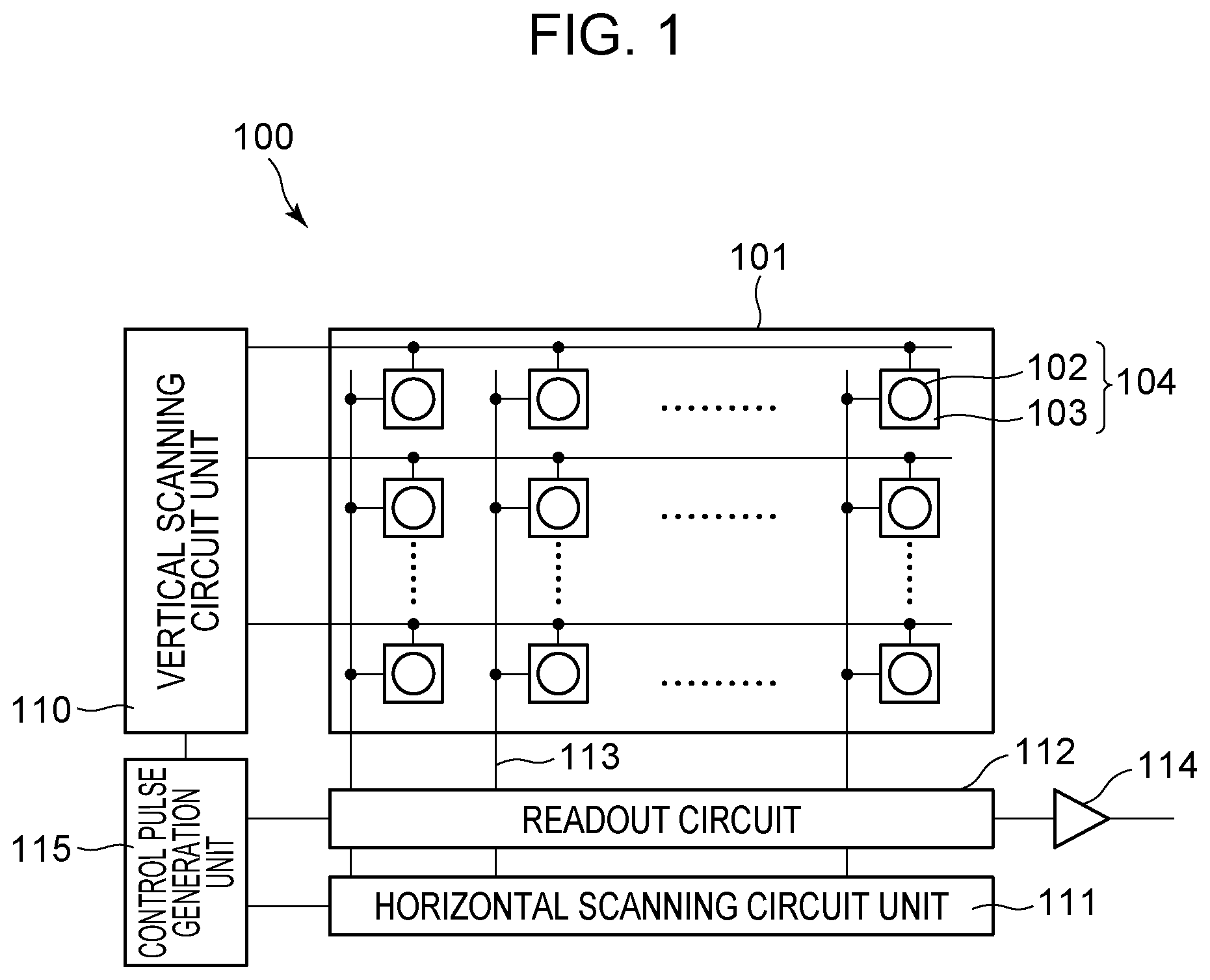 Patent US12422526 Figure 1 – Photoelectric conversion device and photoelectric conversion system