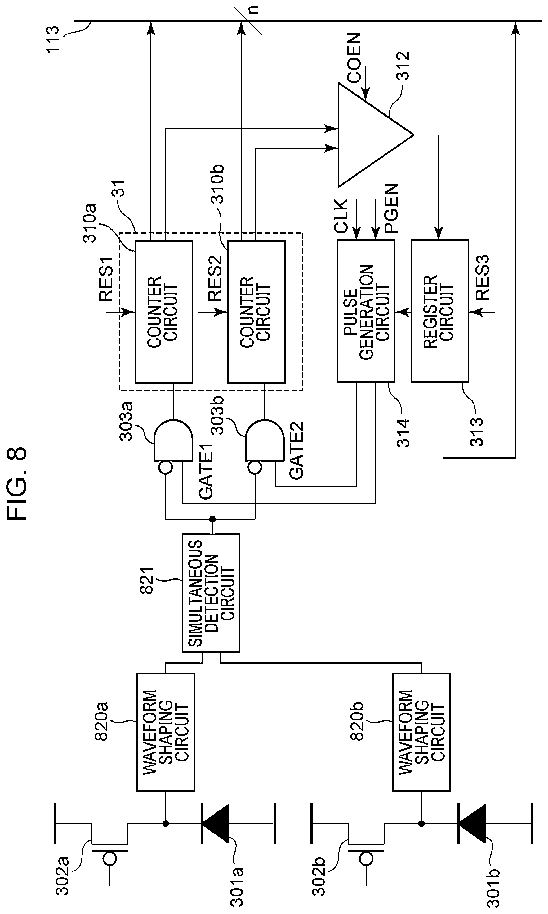 Patent US12422526 Figure 8 – Photoelectric conversion device and photoelectric conversion system