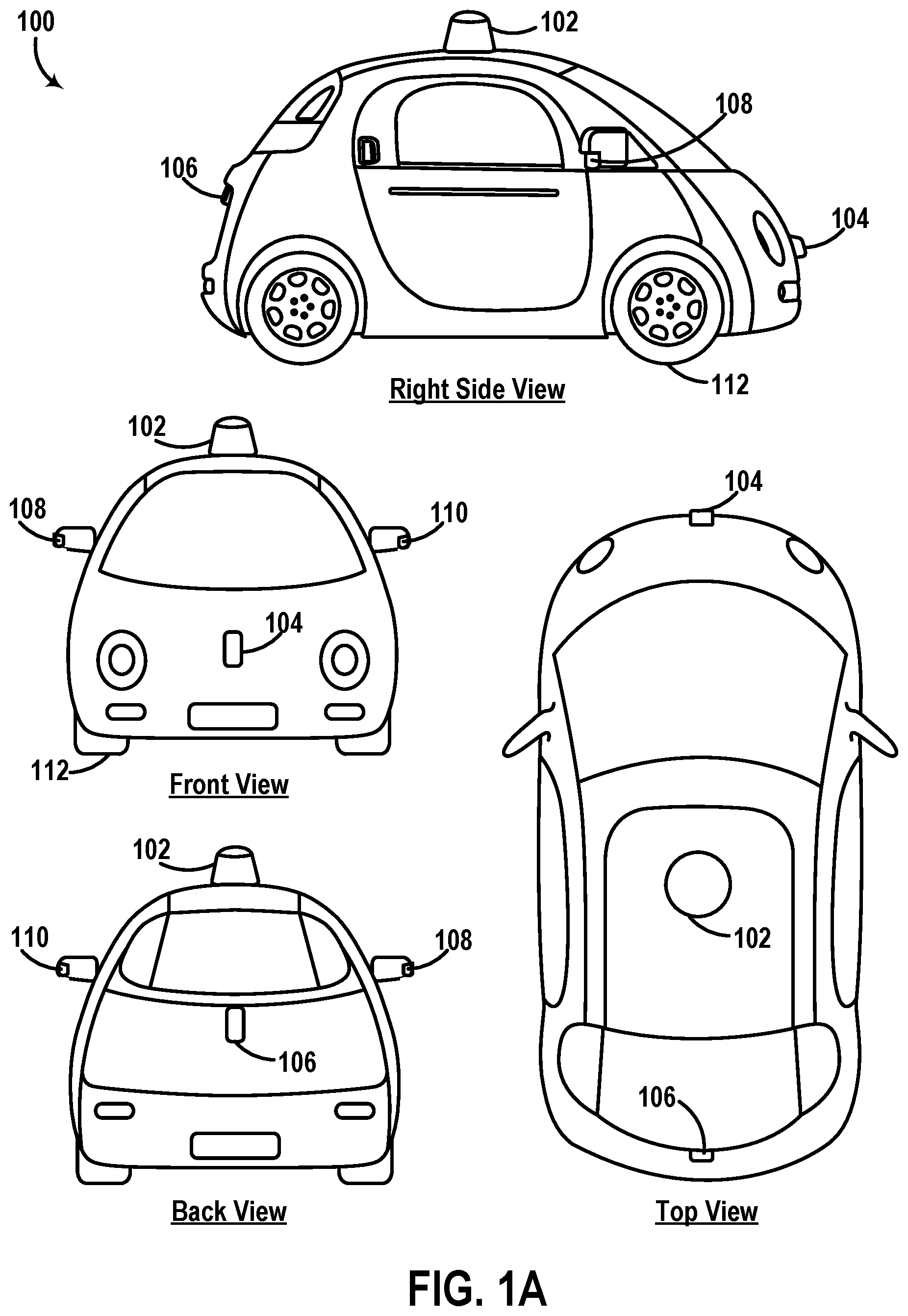 Patent US12422534 Figure 1 – Methods and systems for detecting obstructions on a sensor housing