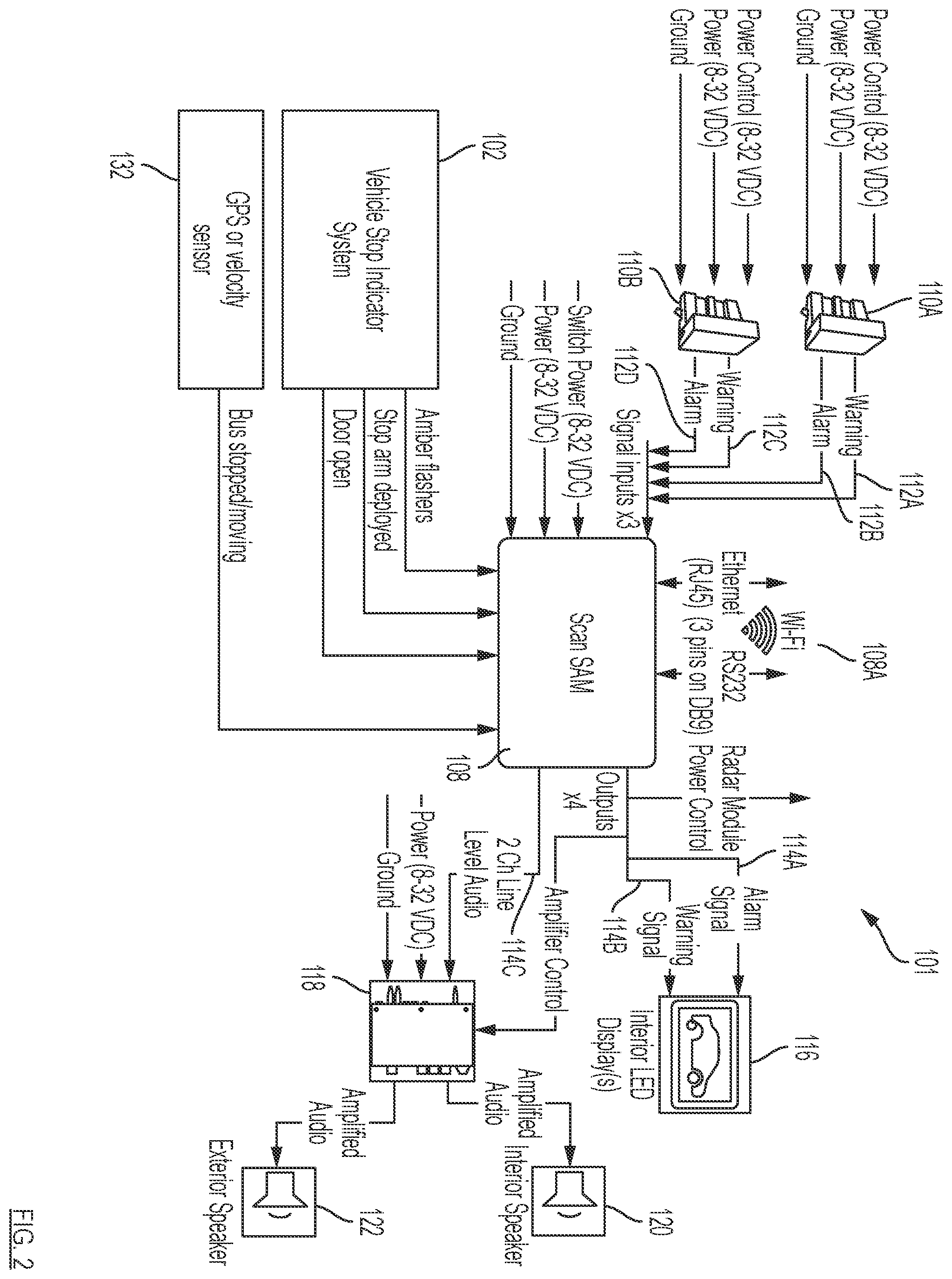 Patent US12422542 Figure 2 – Traffic monitoring and predictive analysis system for use with vehicle stop indicator systems using reaction time processing