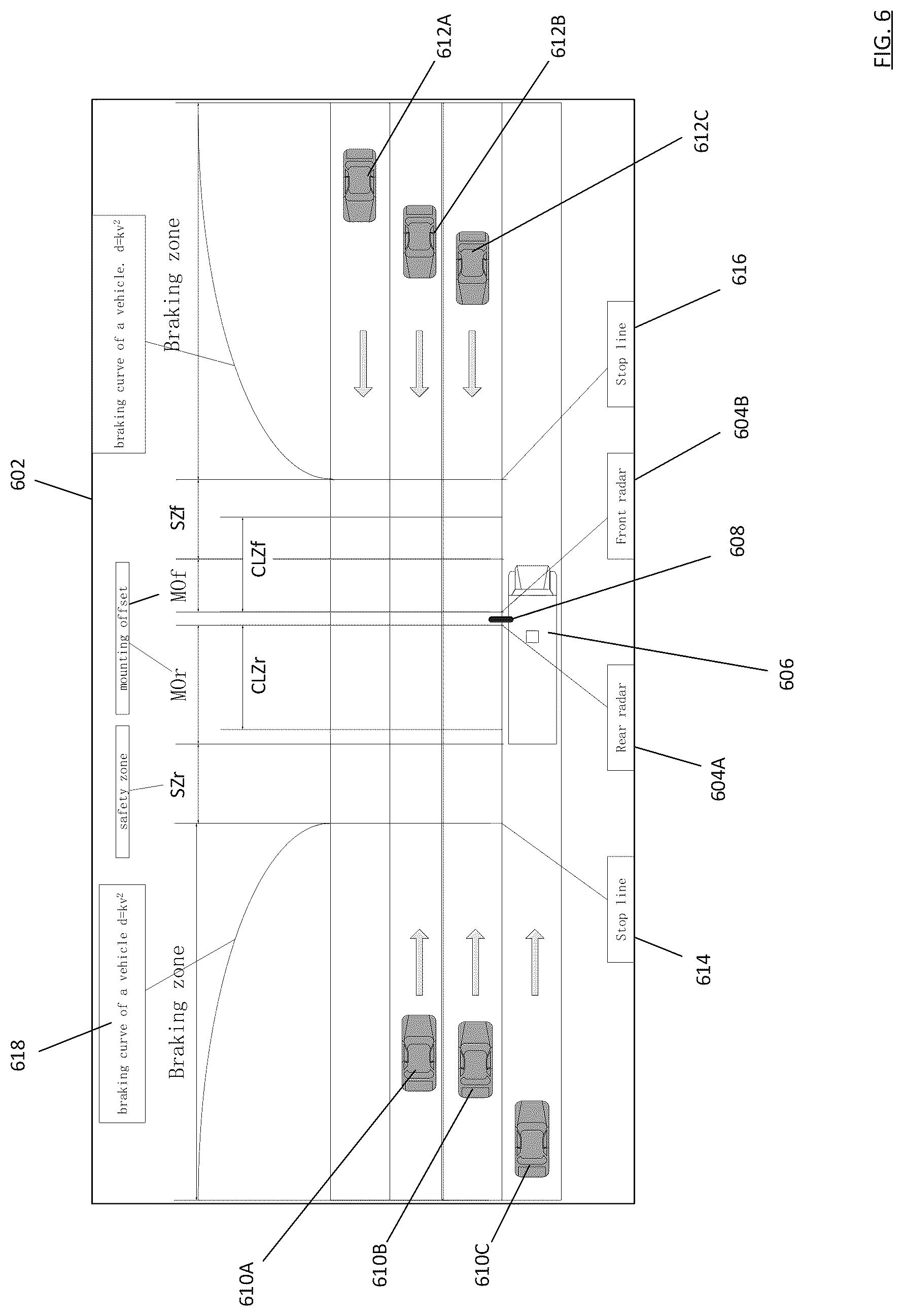 Patent US12422542 Figure 6 – Traffic monitoring and predictive analysis system for use with vehicle stop indicator systems using reaction time processing