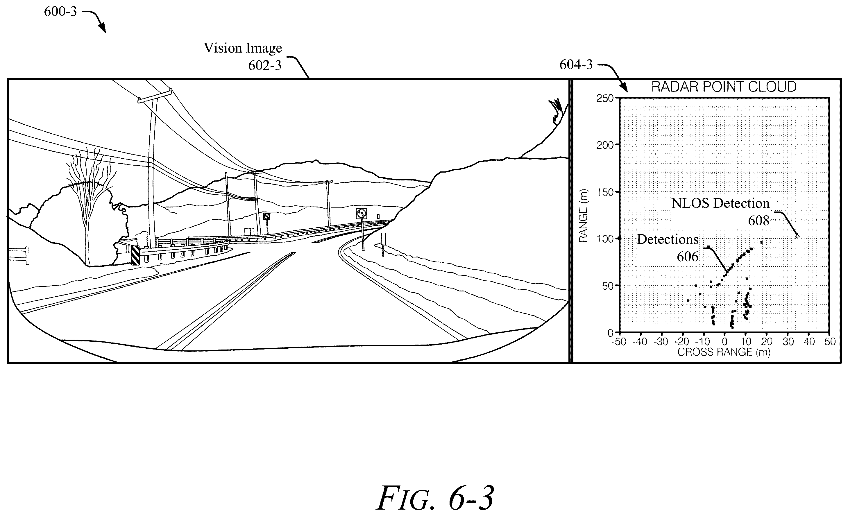 Patent US12422545 Figure 8 – Detection and localization of non-line-of-sight objects using multipath radar reflections and map data