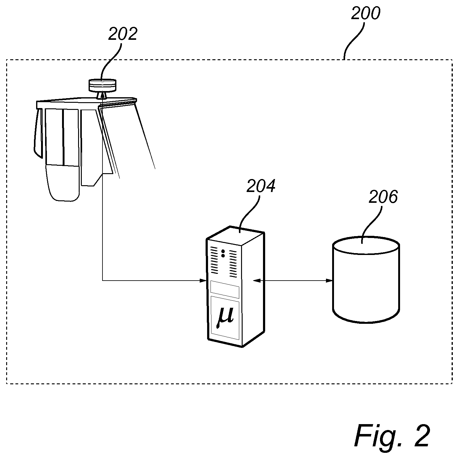 Patent US12422554 Figure 2 – Method for determining coordinates of a vehicle