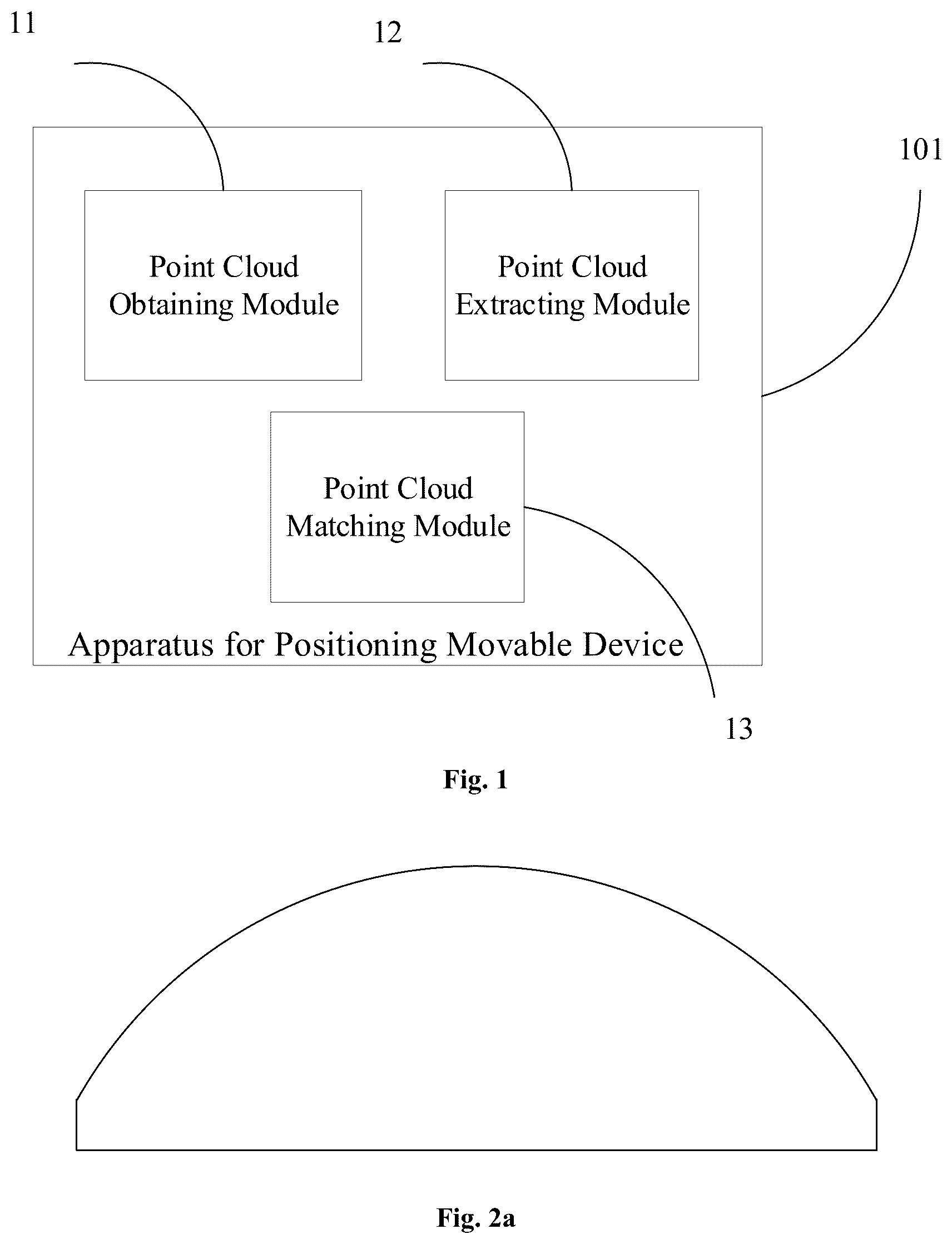 Patent US12422555 Figure 1 – Method and apparatus for positioning movable device, and movable device