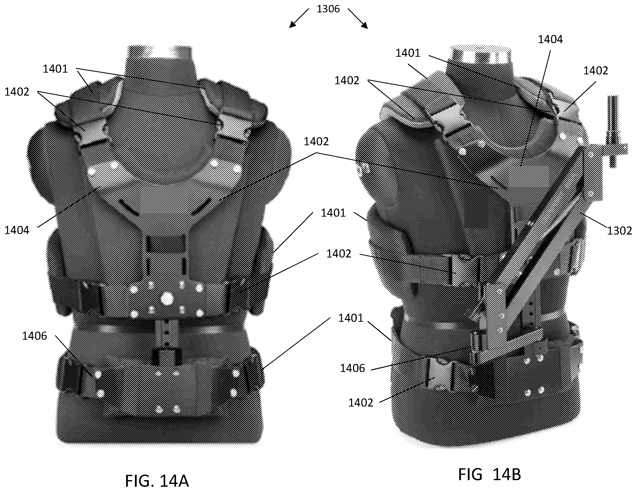 Patent US12422556 Figure 13 – Support system for mobile coordinate scanner