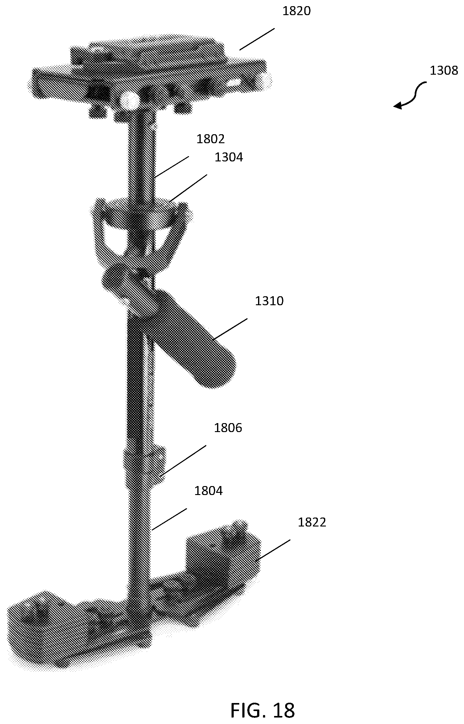Patent US12422556 Figure 16 – Support system for mobile coordinate scanner