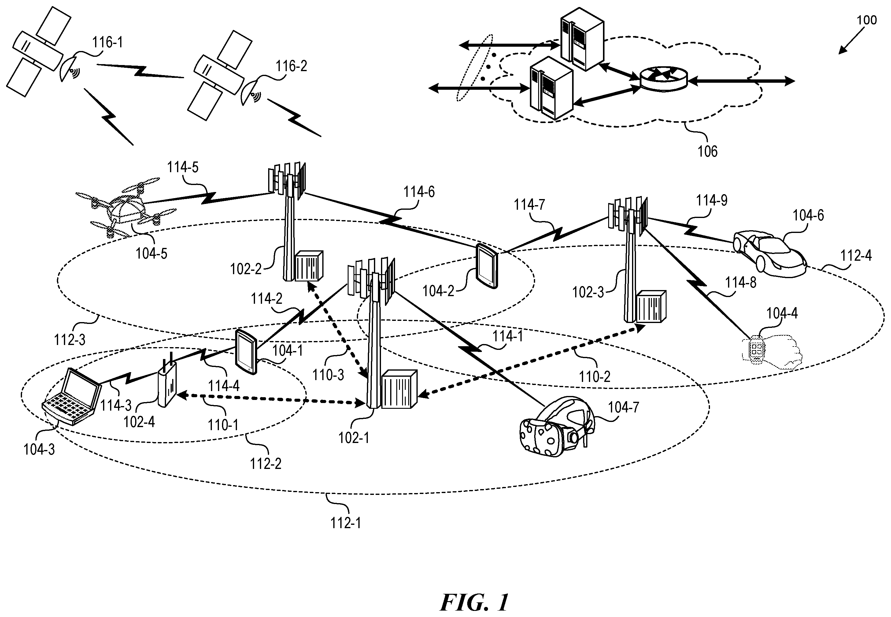 Patent US12422558 — Wireless handheld mobile device configured for location visualization of internet-of-things device — Figure 1
