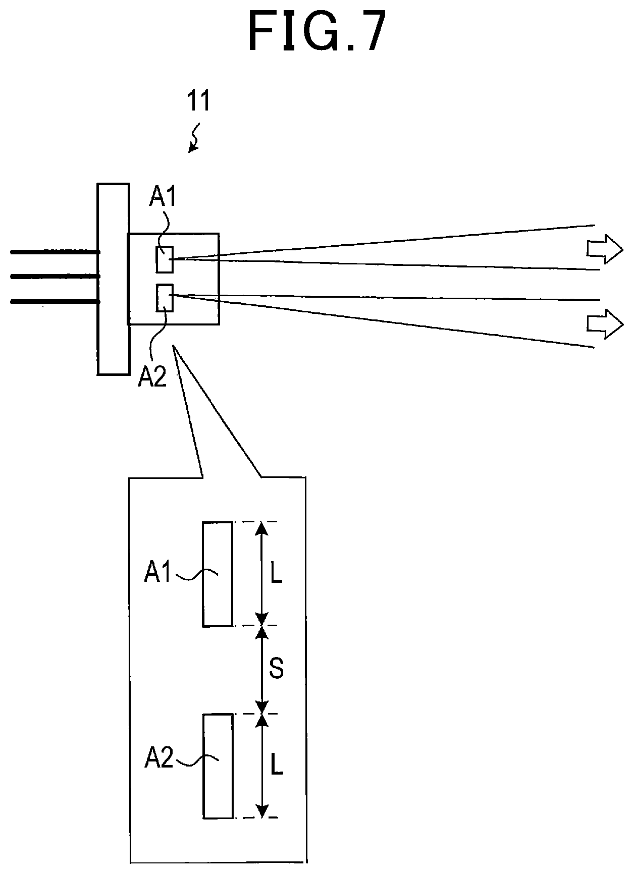 Patent US12422559 Figure 7 – Ranging device with improved sensitivity