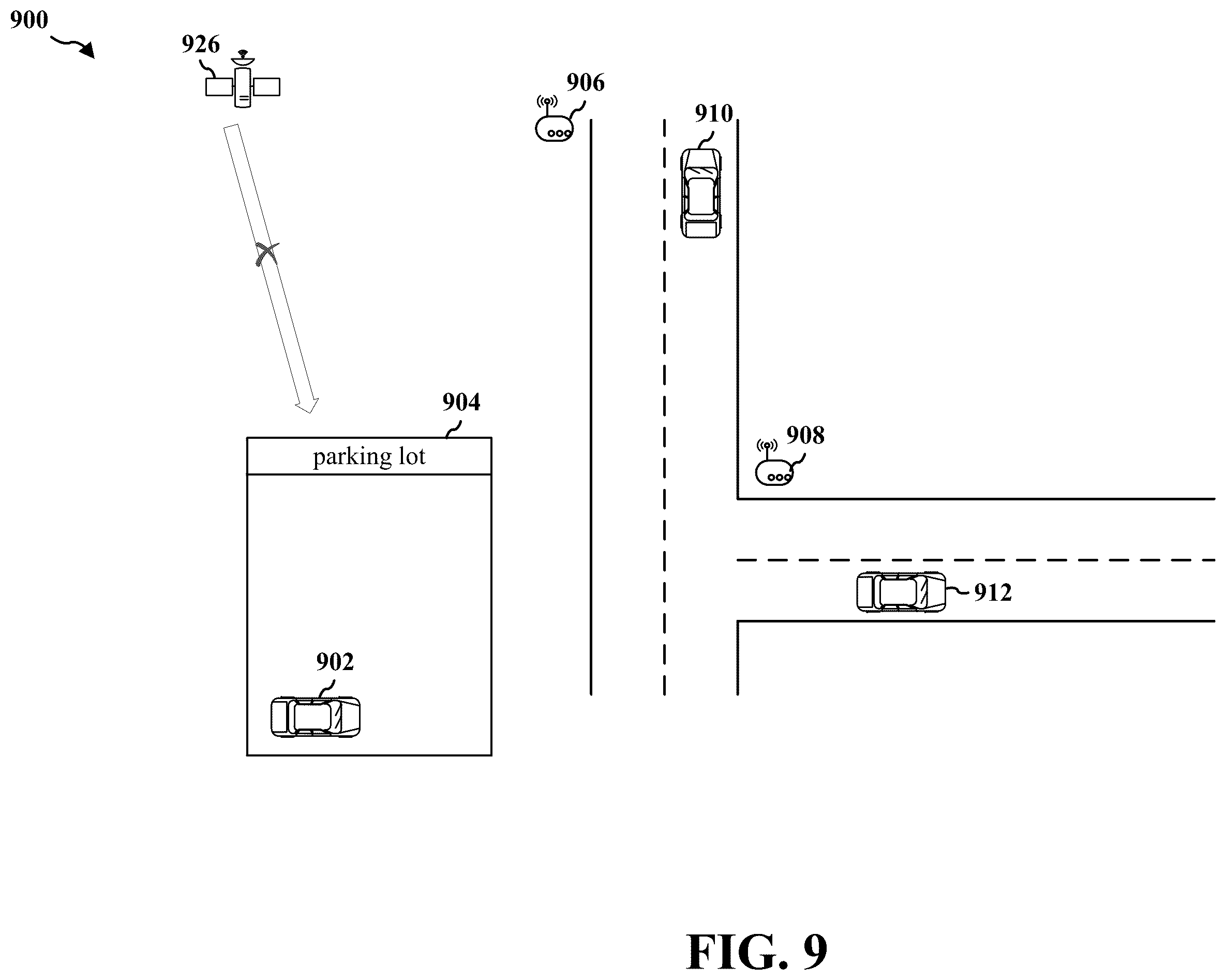 Patent US12422568 Figure 9 – Position uncertainty management during a lack of beacon signal reception