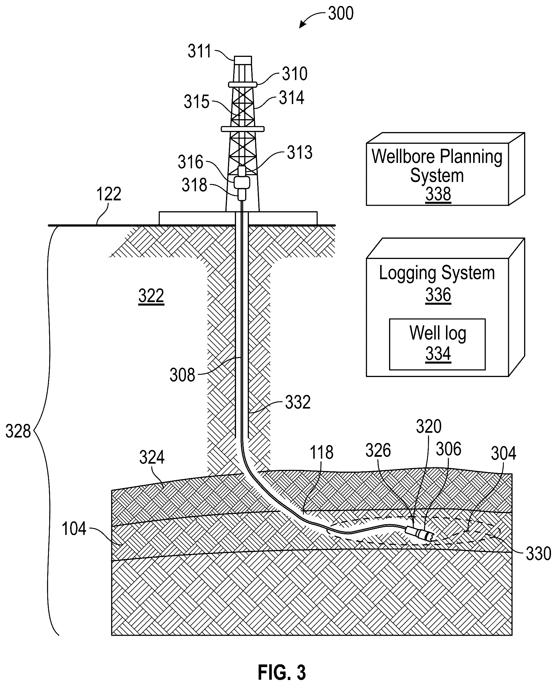Patent US12422582 Figure 3 – Updating subsurface structural maps with well-measured orientation data while preserving local geological structures