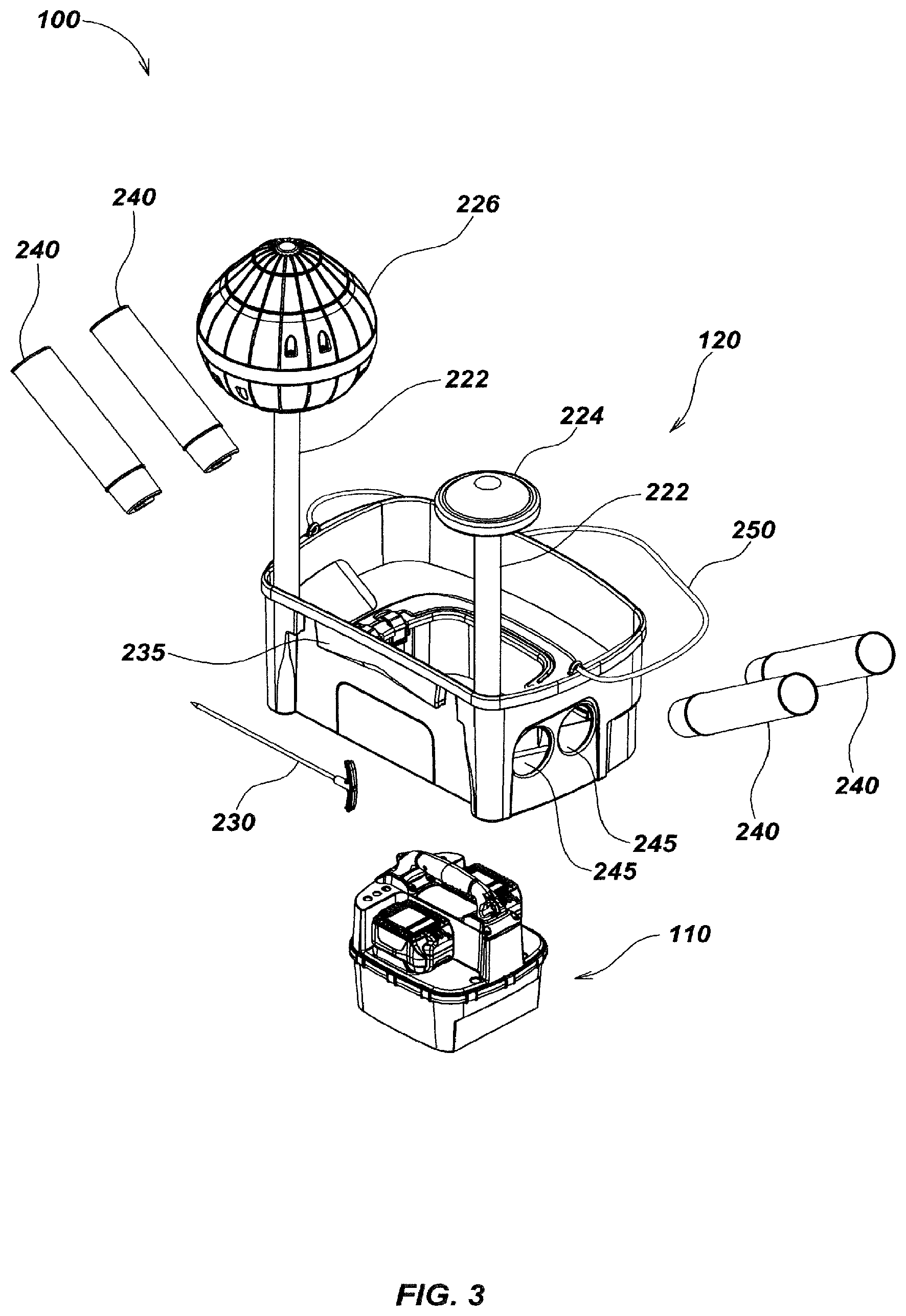 Patent US12422585 Figure 4 – Satellite and magnetic field sonde apparatus and methods