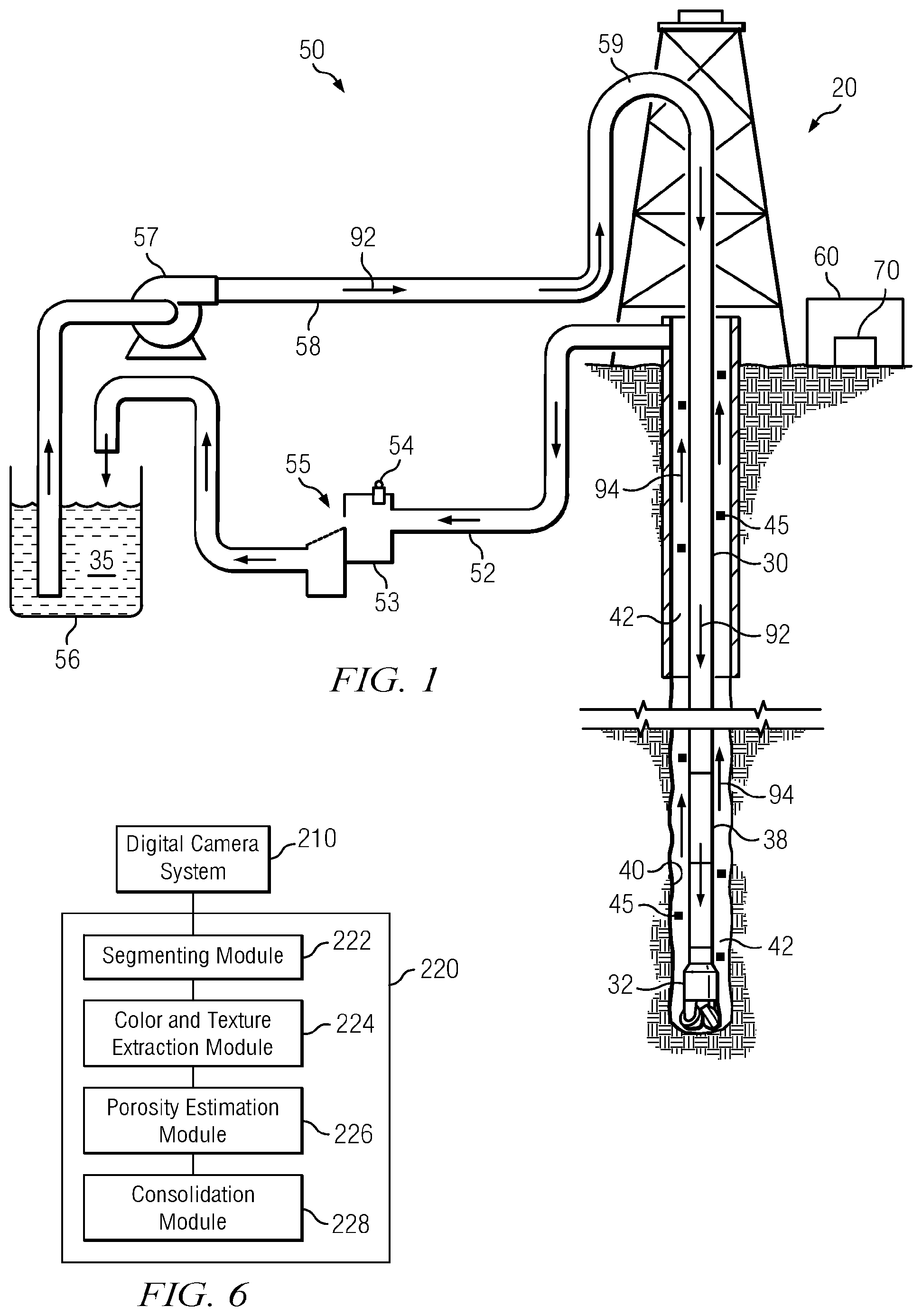 Patent US12422588 — Formation porosity estimation from digital images — Figure 1