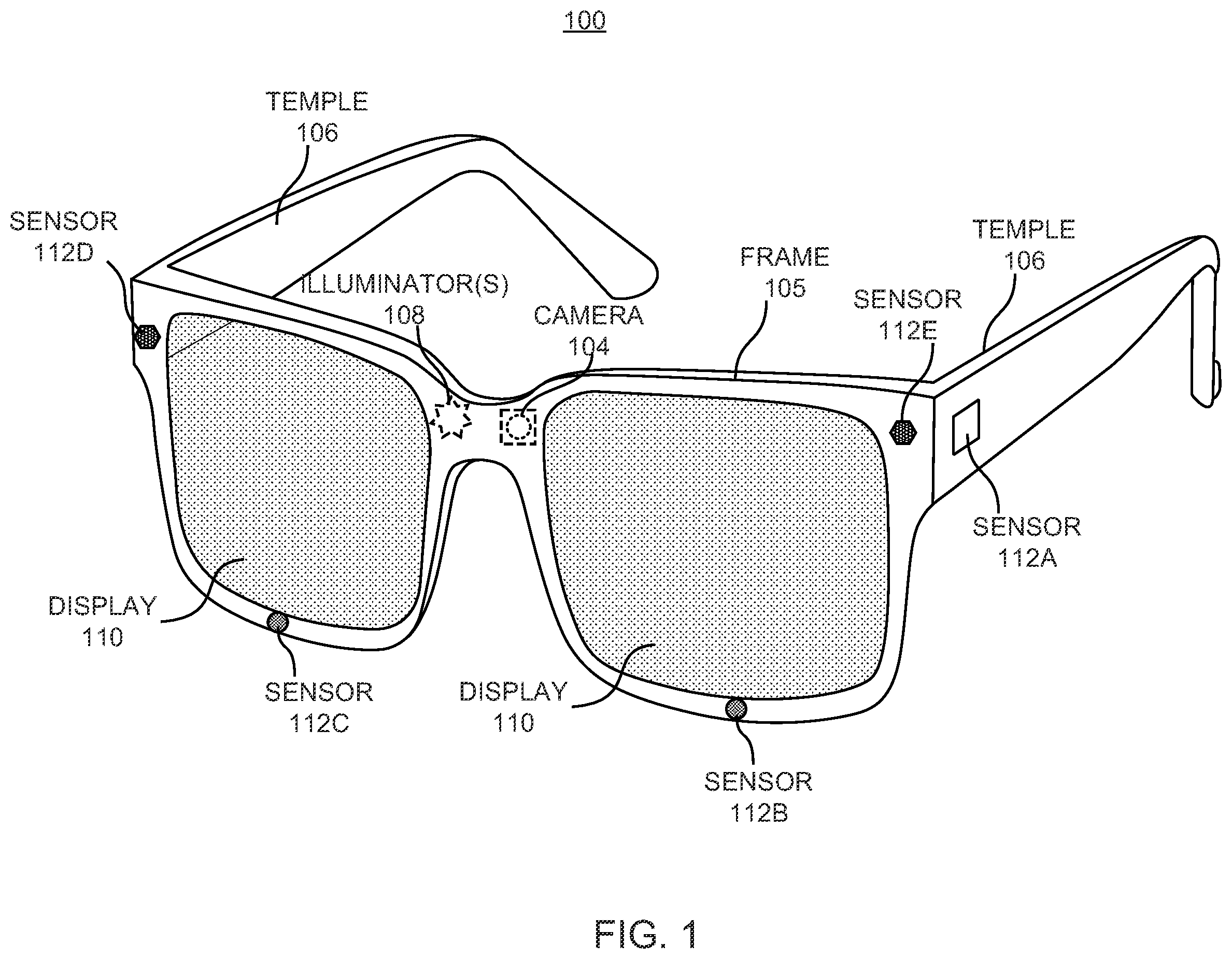 Patent US12422590 — Metasurface for far-field beam characteristic control of micro light emitting diodes — Figure 1