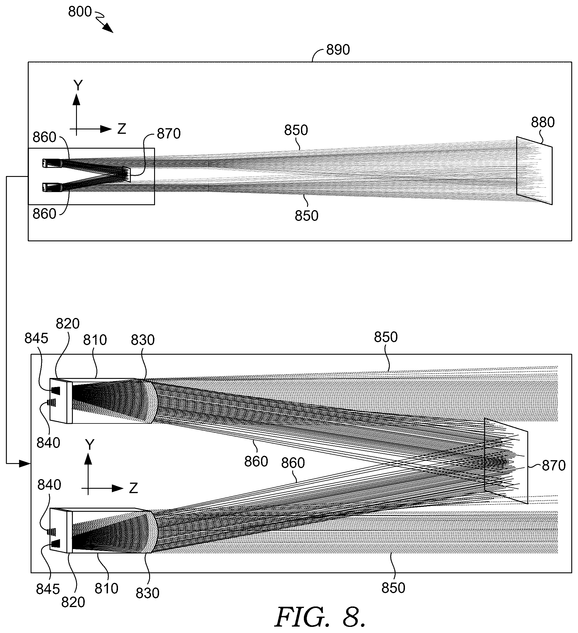 Patent US12422595 Figure 7 – Multi-source illuminator