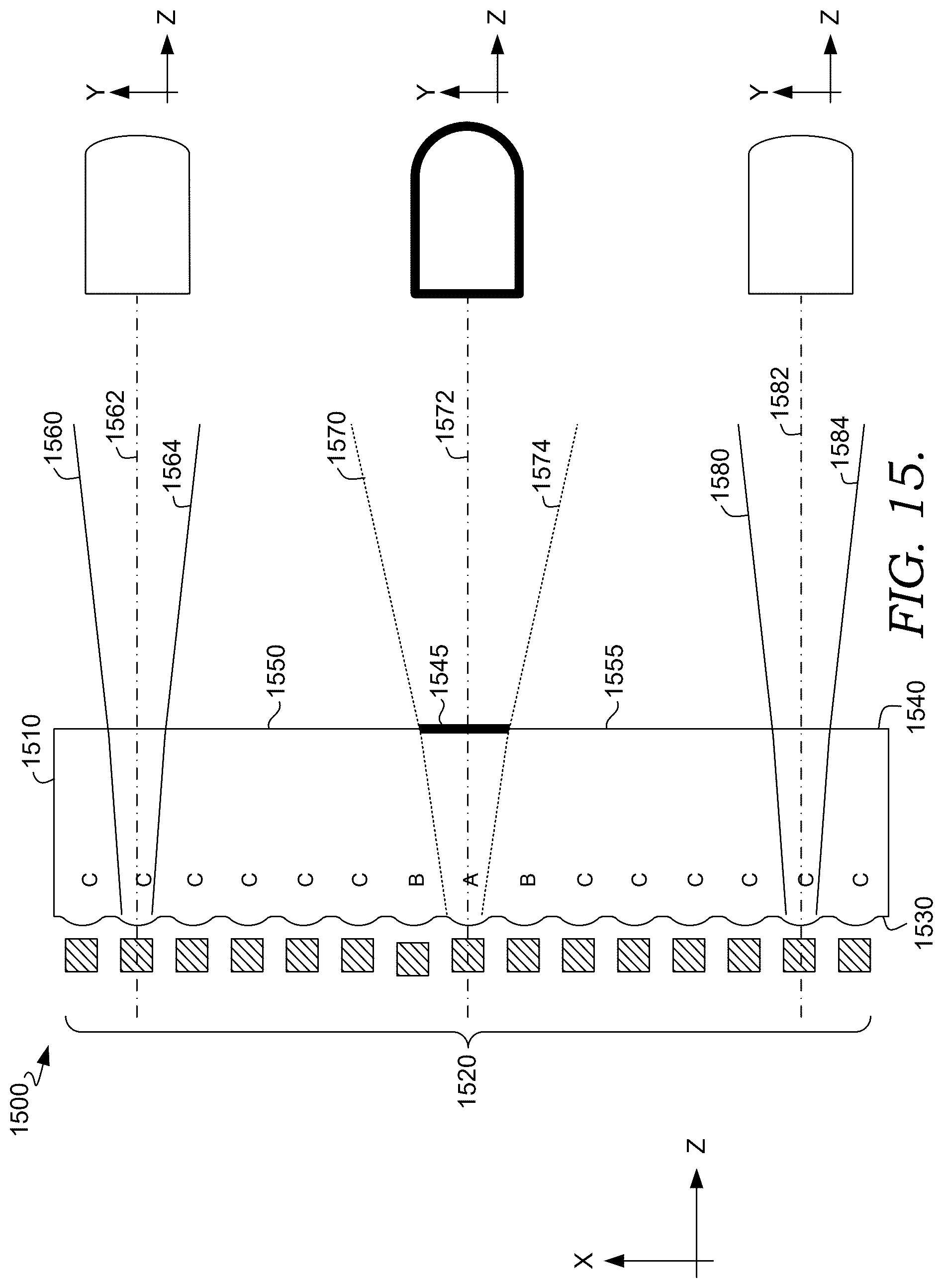 Patent US12422595 Figure 14 – Multi-source illuminator