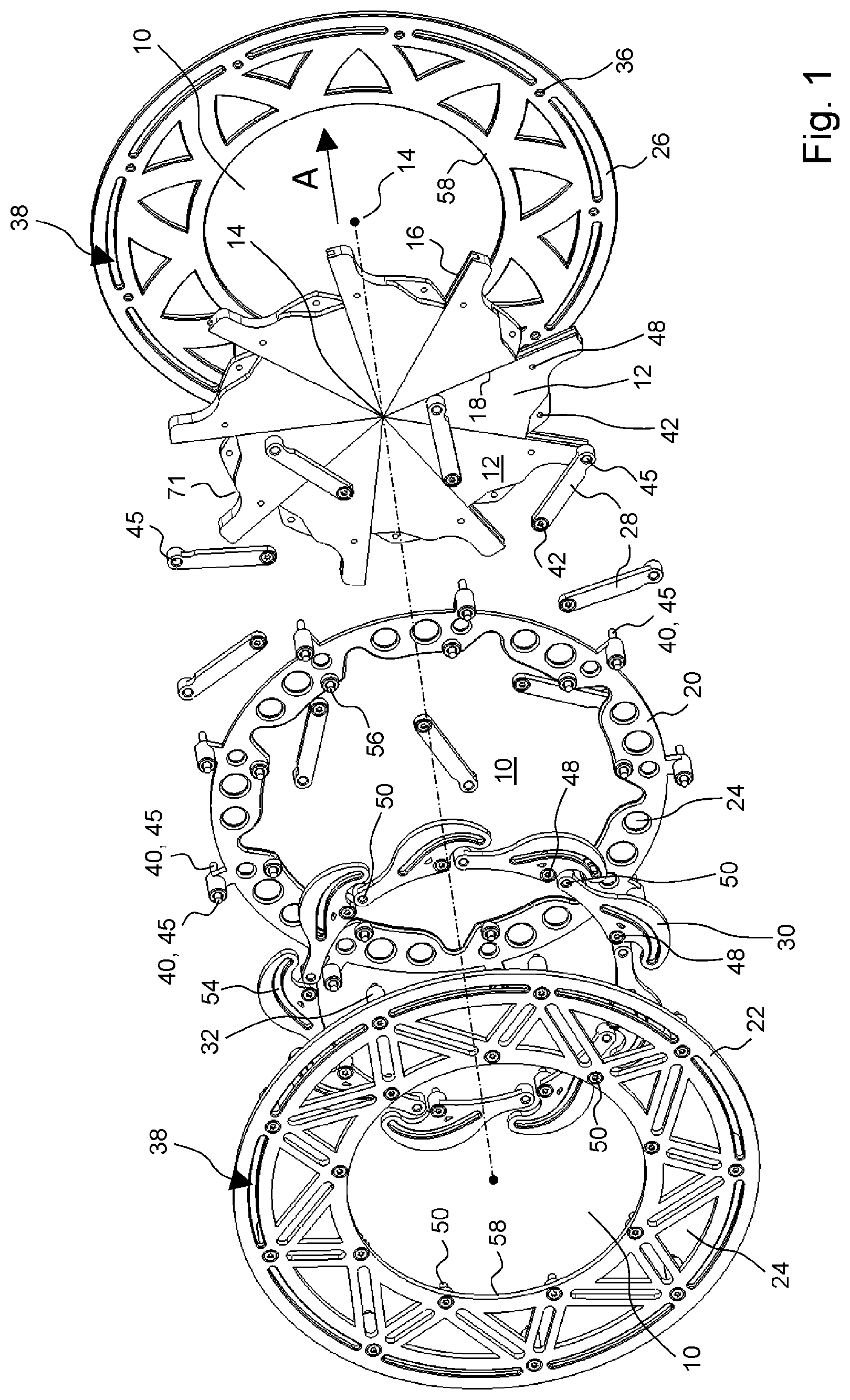 Patent US12422597 — Closure mechanism — Figure 1